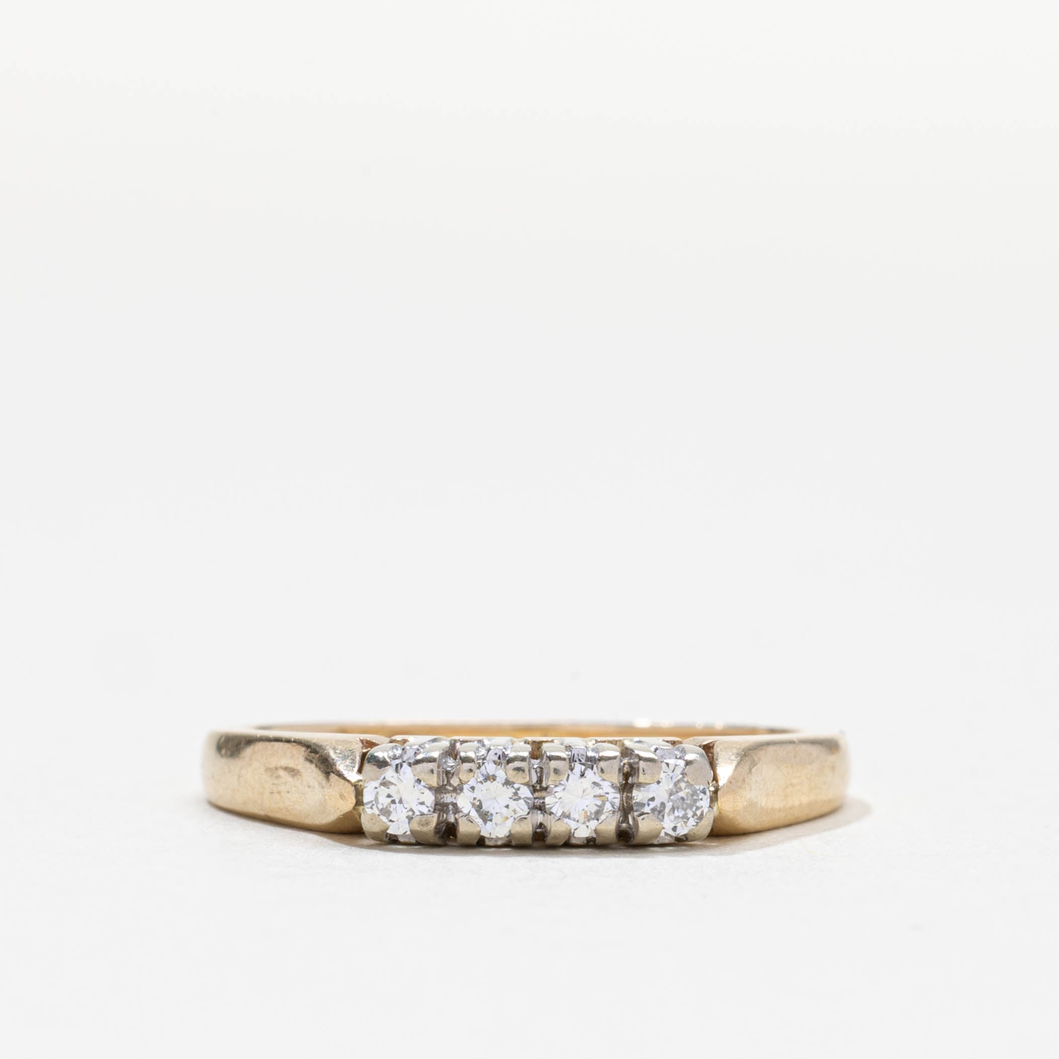 Four Stone Diamond Band | 0.16ctw | SZ 5.75