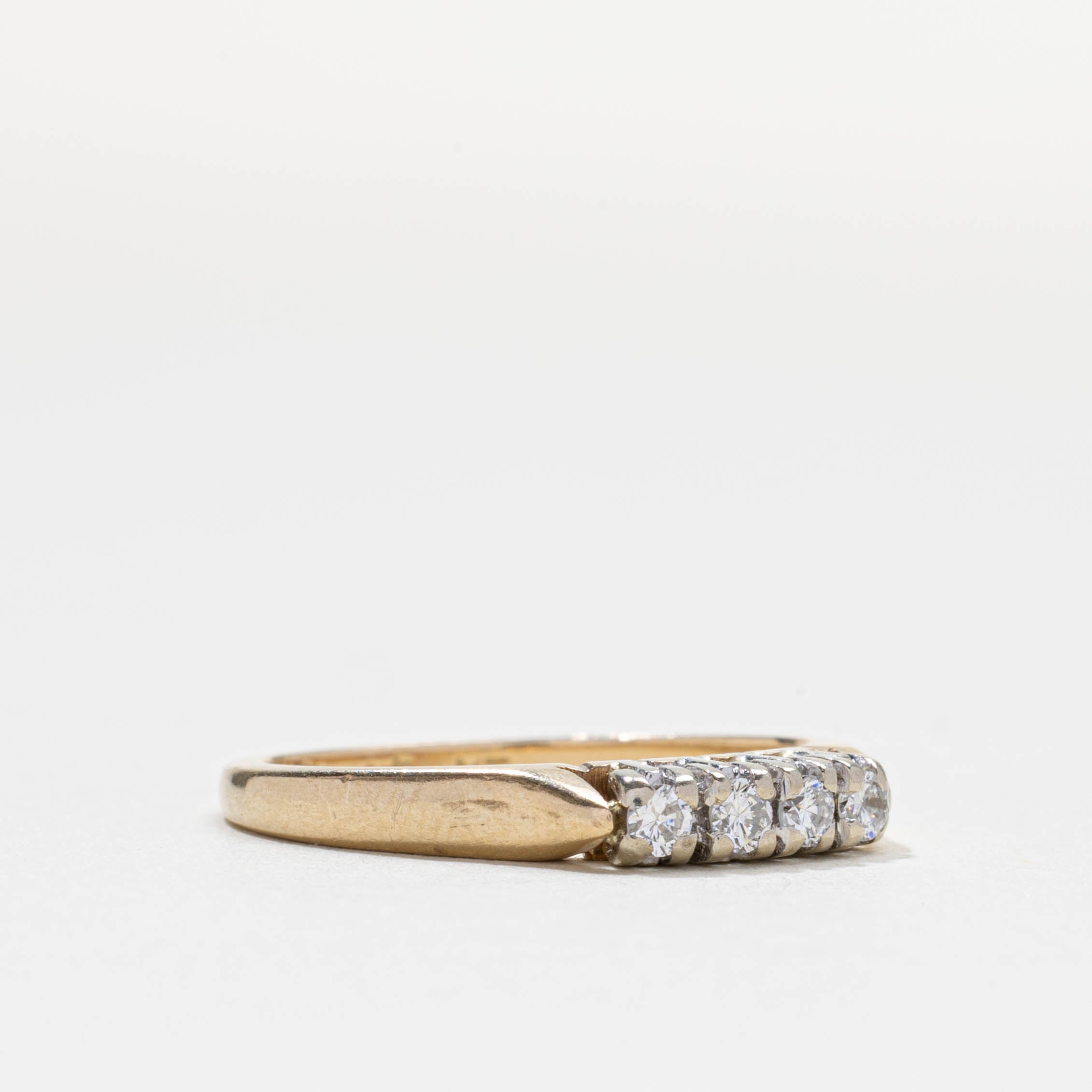 Four Stone Diamond Band | 0.16ctw | SZ 5.75