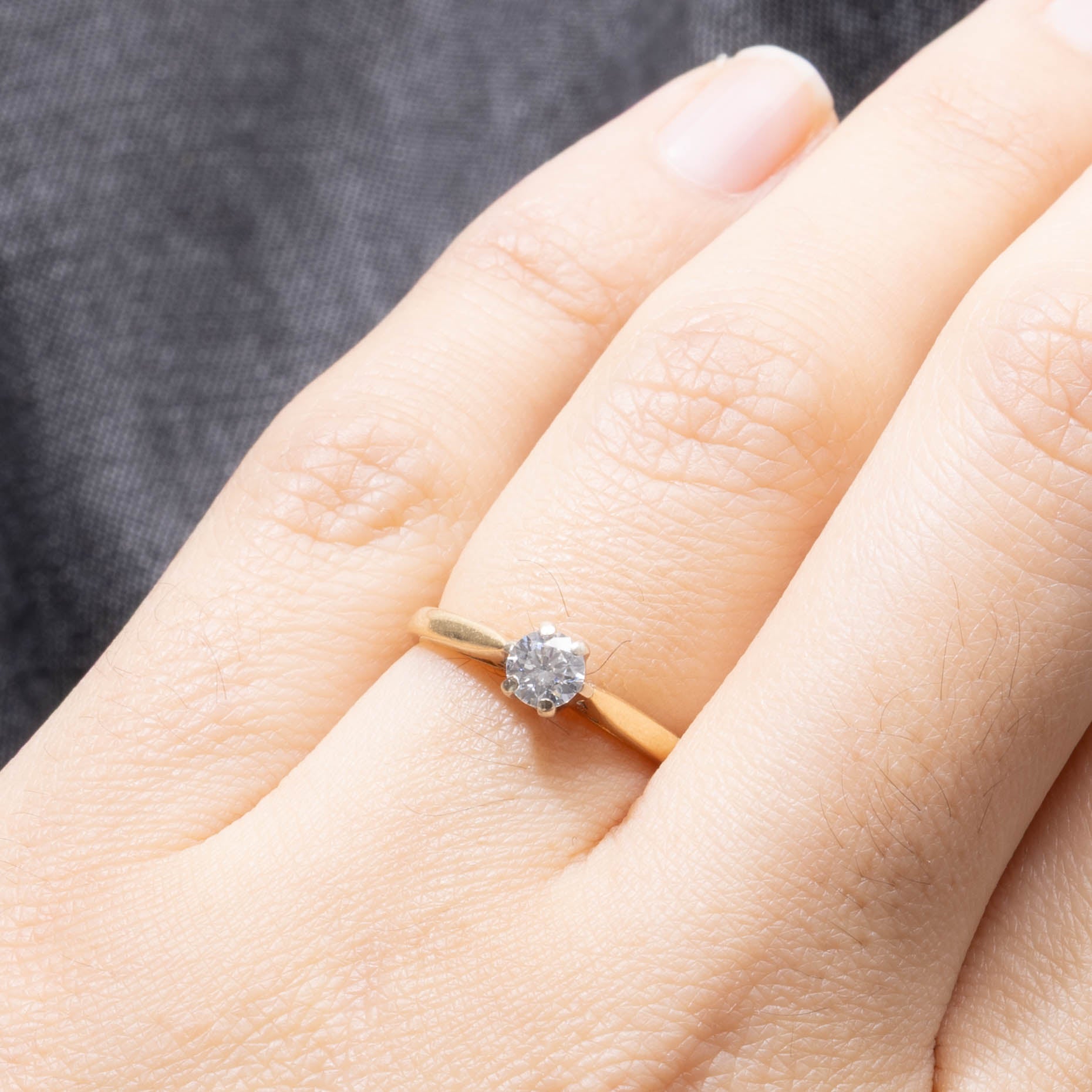 Six Prong Solitaire Diamond Ring | 0.25ct | SZ 4.75