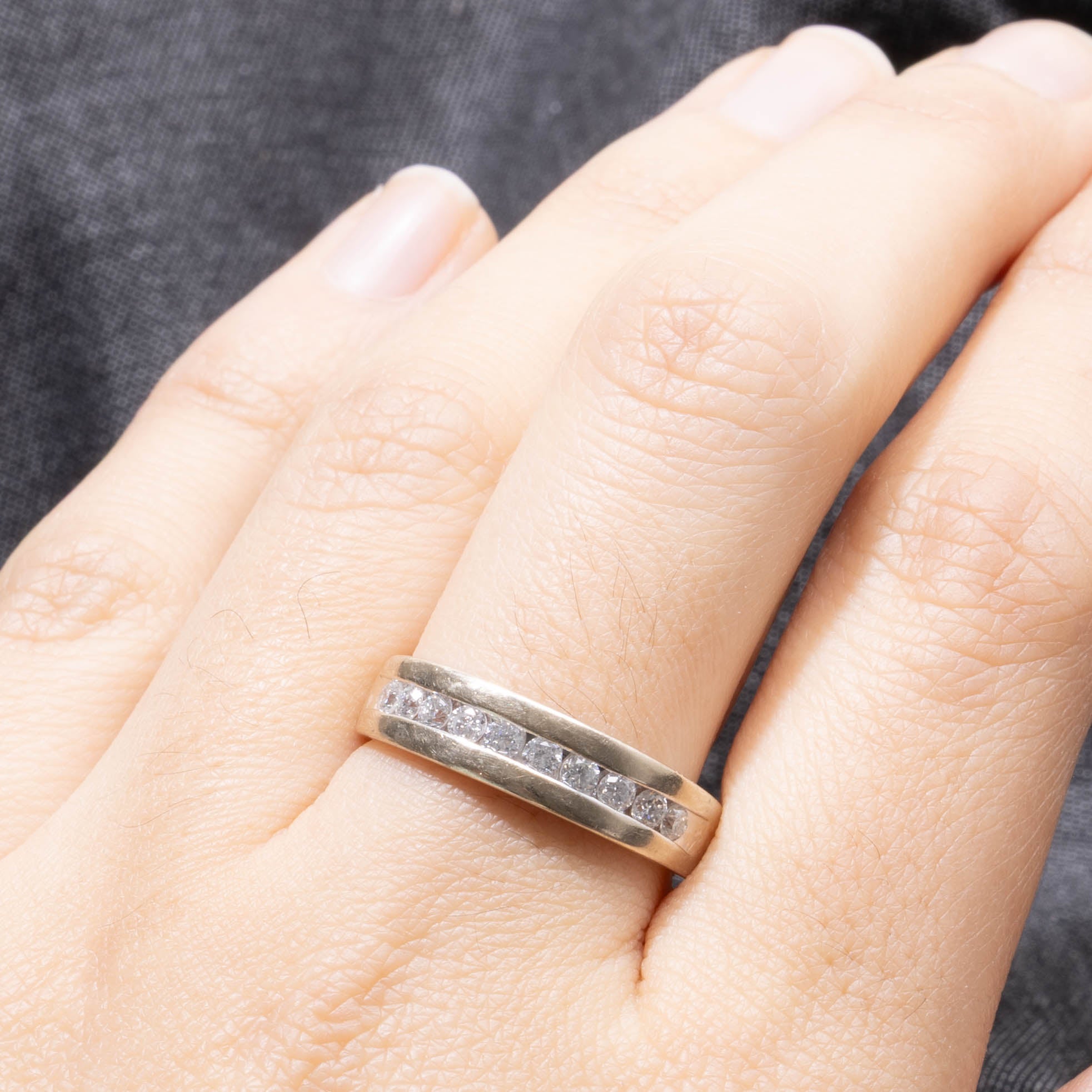 Semi Eternity Channel Set Diamond Band | 0.5ctw | 5.50mm | SZ 8.0