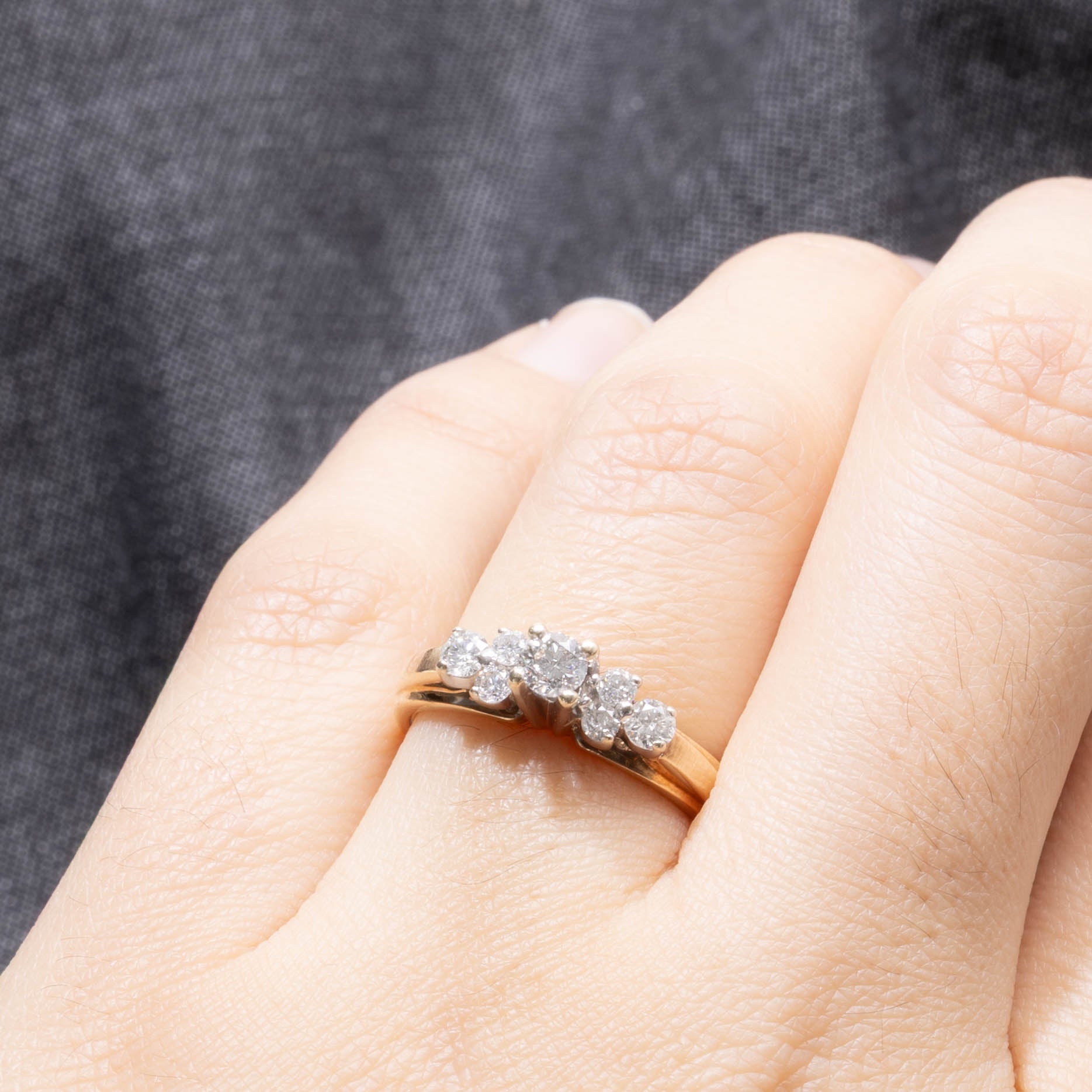 Diamond Cluster Accented Ring | 0.5ctw | SZ 5.25