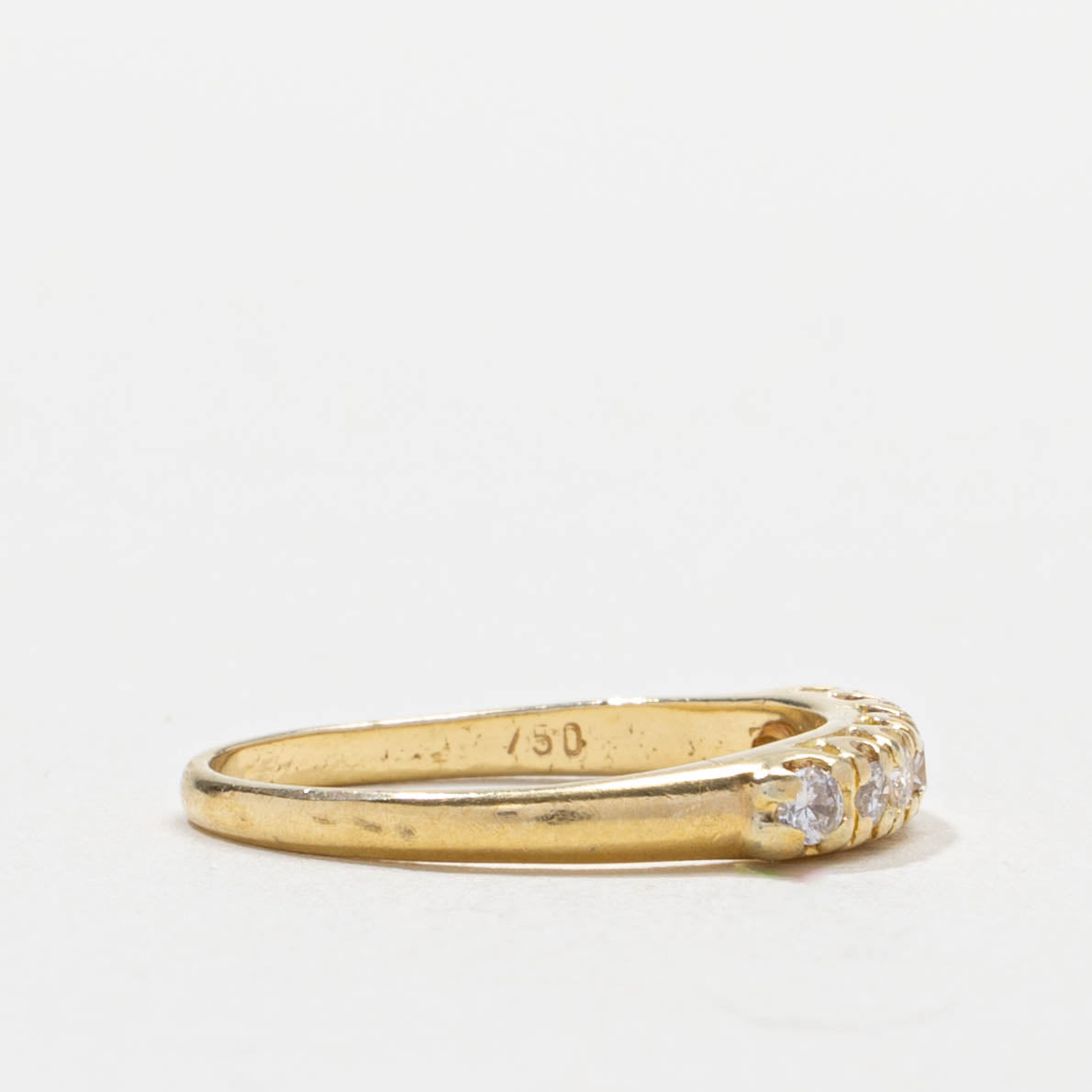 Seven Stone Diamond Band | 0.21ctw | 2.90mm | SZ 3.5