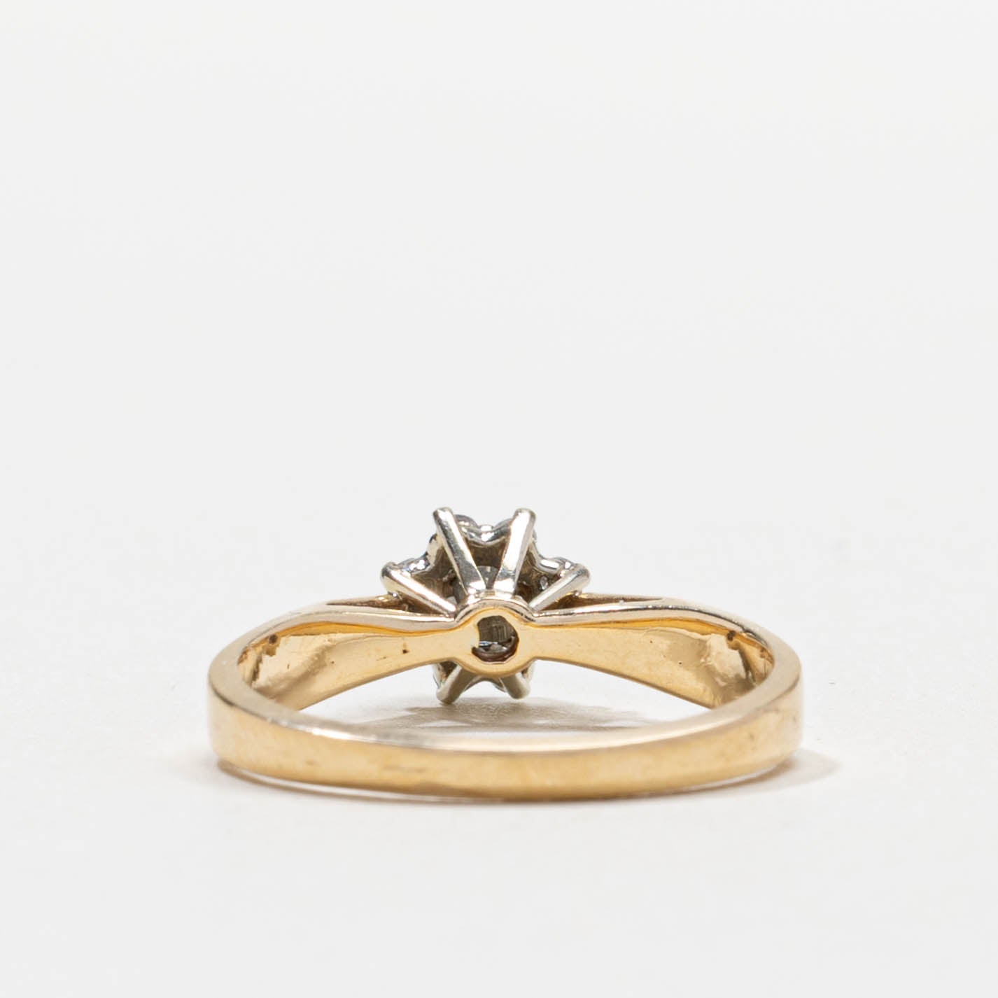 Bague sertie de diamants en grappe | 0,22 ct | Taille 6,0