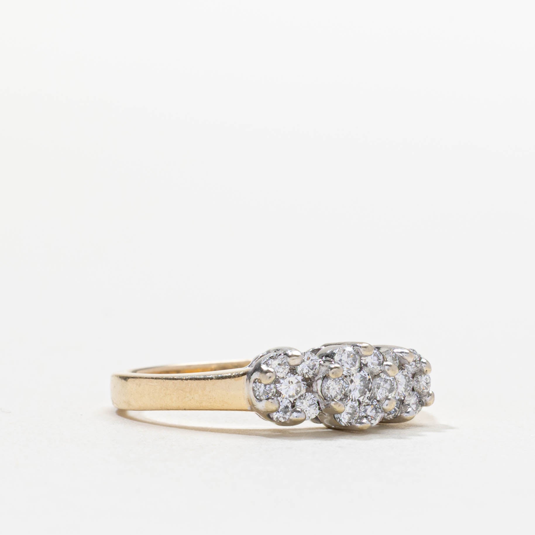 Diamond Multi Cluster Ring | 0.50ctw | SZ 7.5