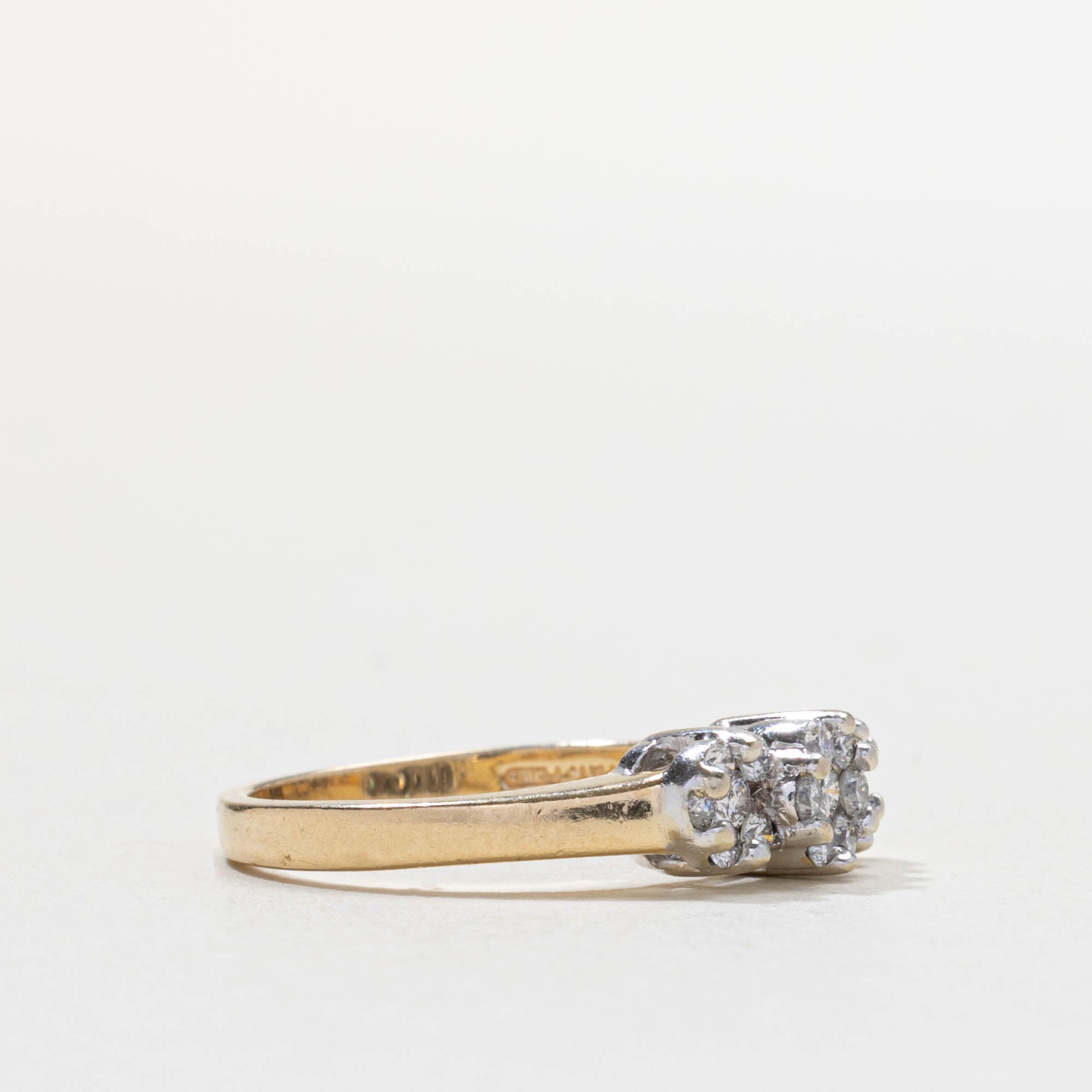 Diamond Multi Cluster Ring | 0.50ctw | SZ 7.5