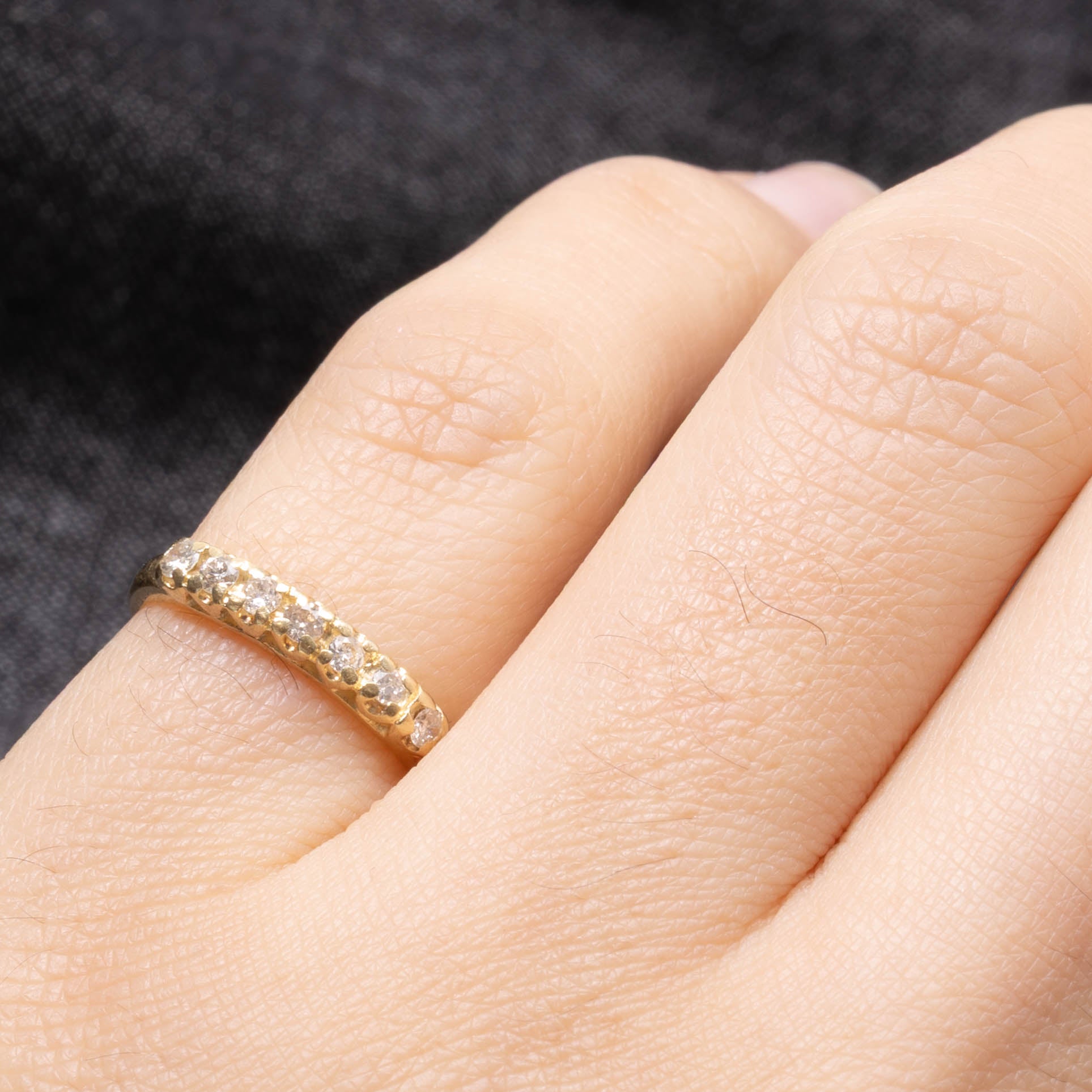 Seven Stone Diamond Band | 0.21ctw | 2.90mm | SZ 3.5