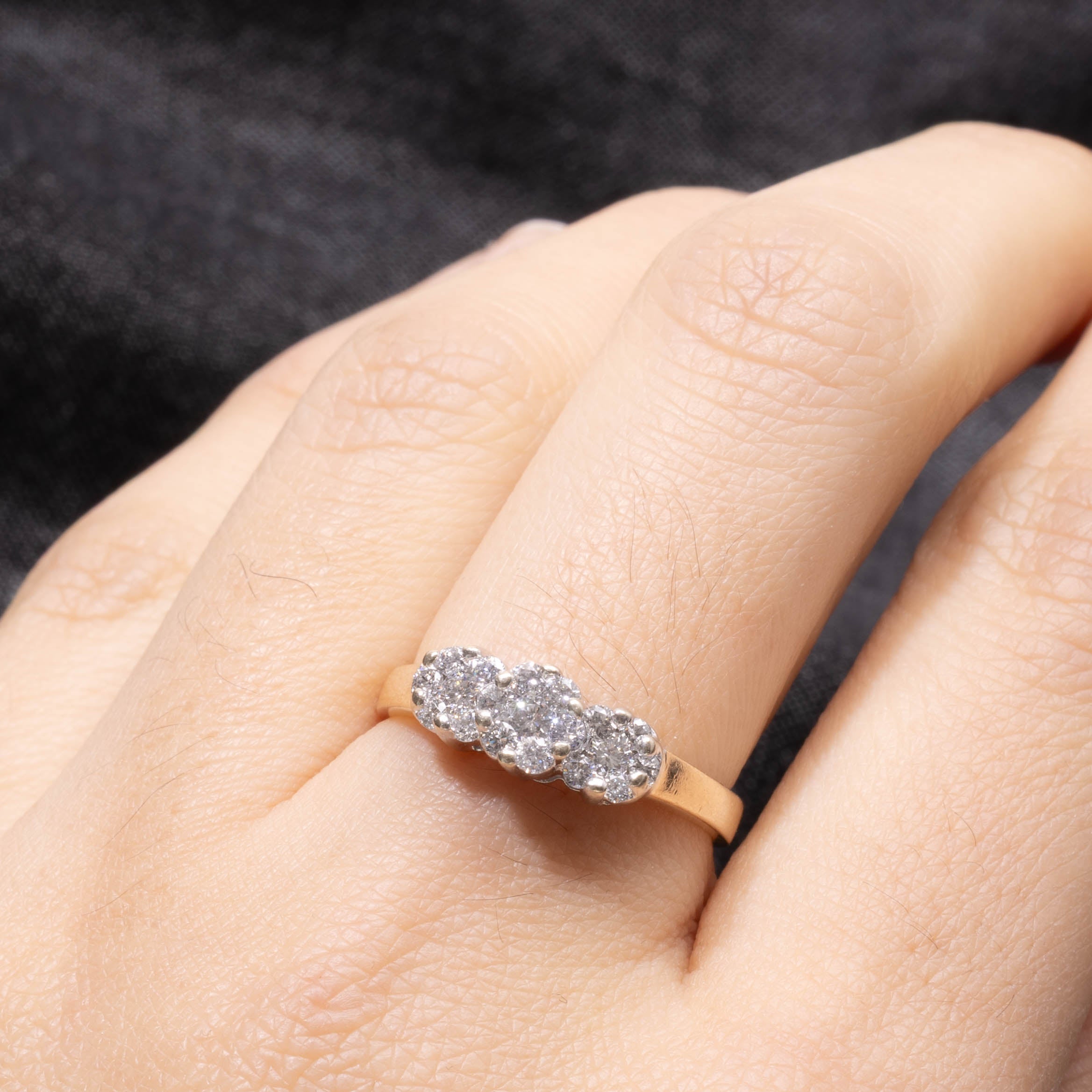 Diamond Multi Cluster Ring | 0.50ctw | SZ 7.5