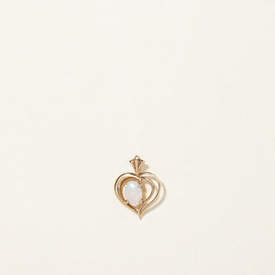 Opal Heart Shaped Pendant | 0.25ct |
