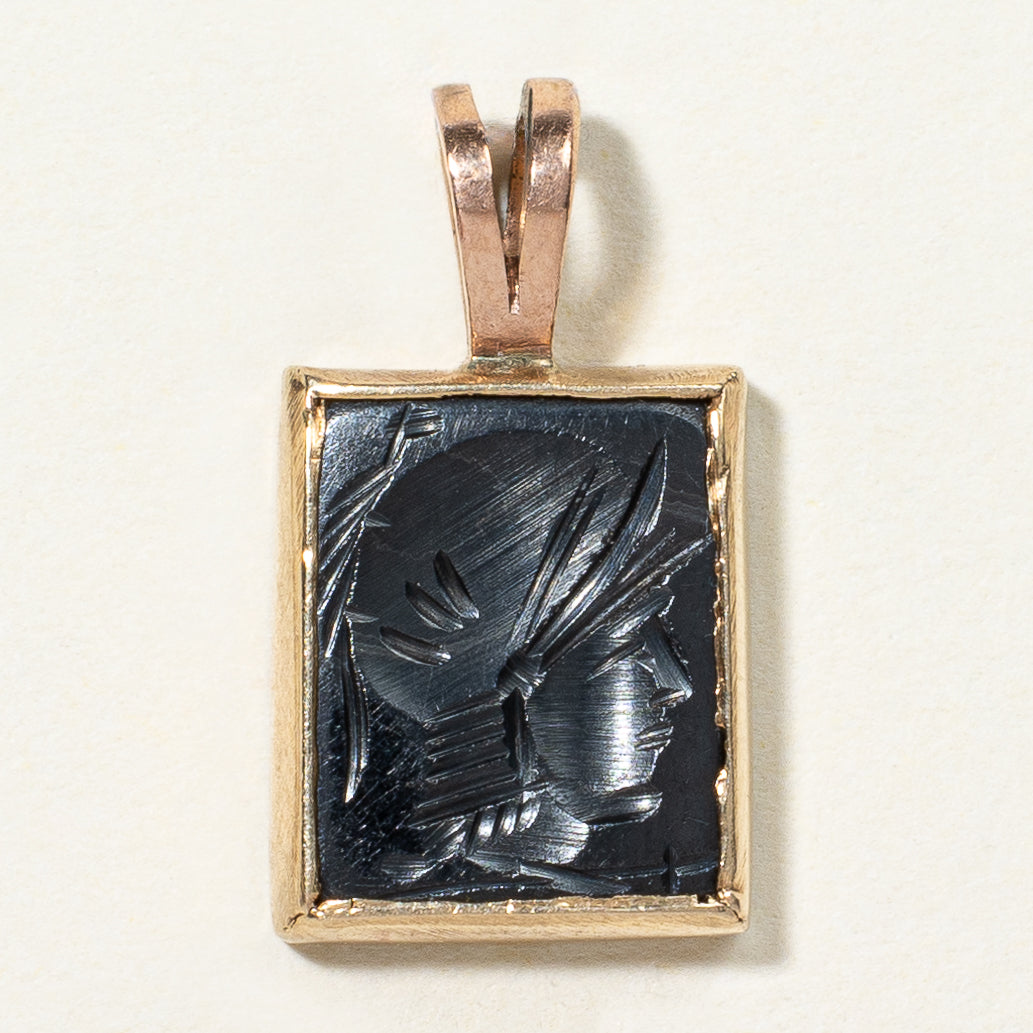 Hematite Intaglio Pendant | 2.30ct |