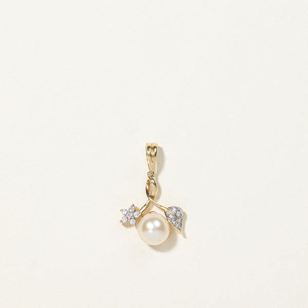 Pearl & Diamond Pendant | 0.09ctw |