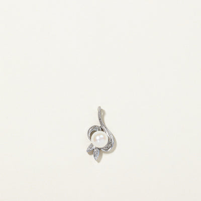 Pearl & Diamond Pendant | 0.01ctw |