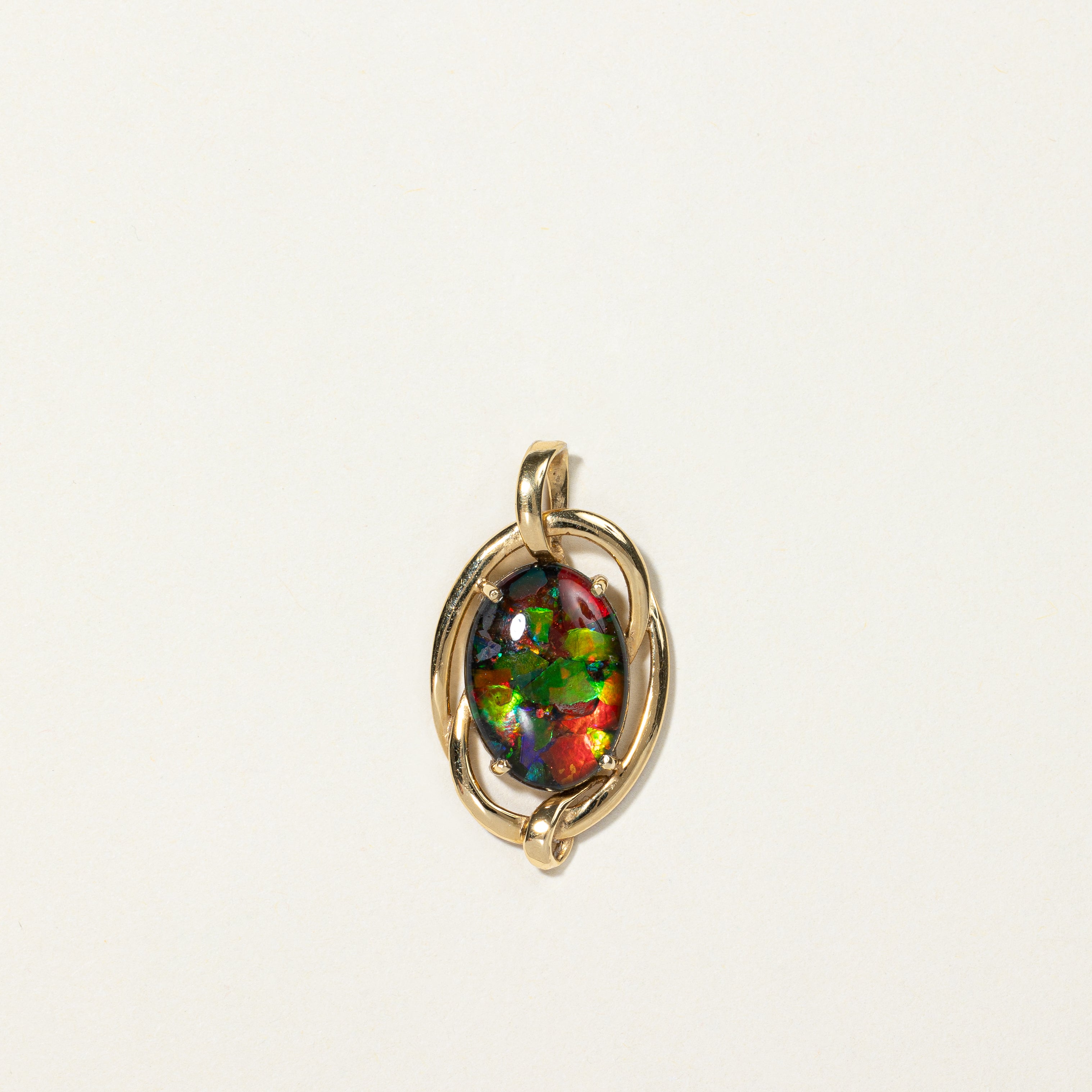 Triplet Ammolite Pendant | 3.50ct |