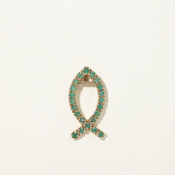 Emerald Ichthys Pendant | 0.55ctw |