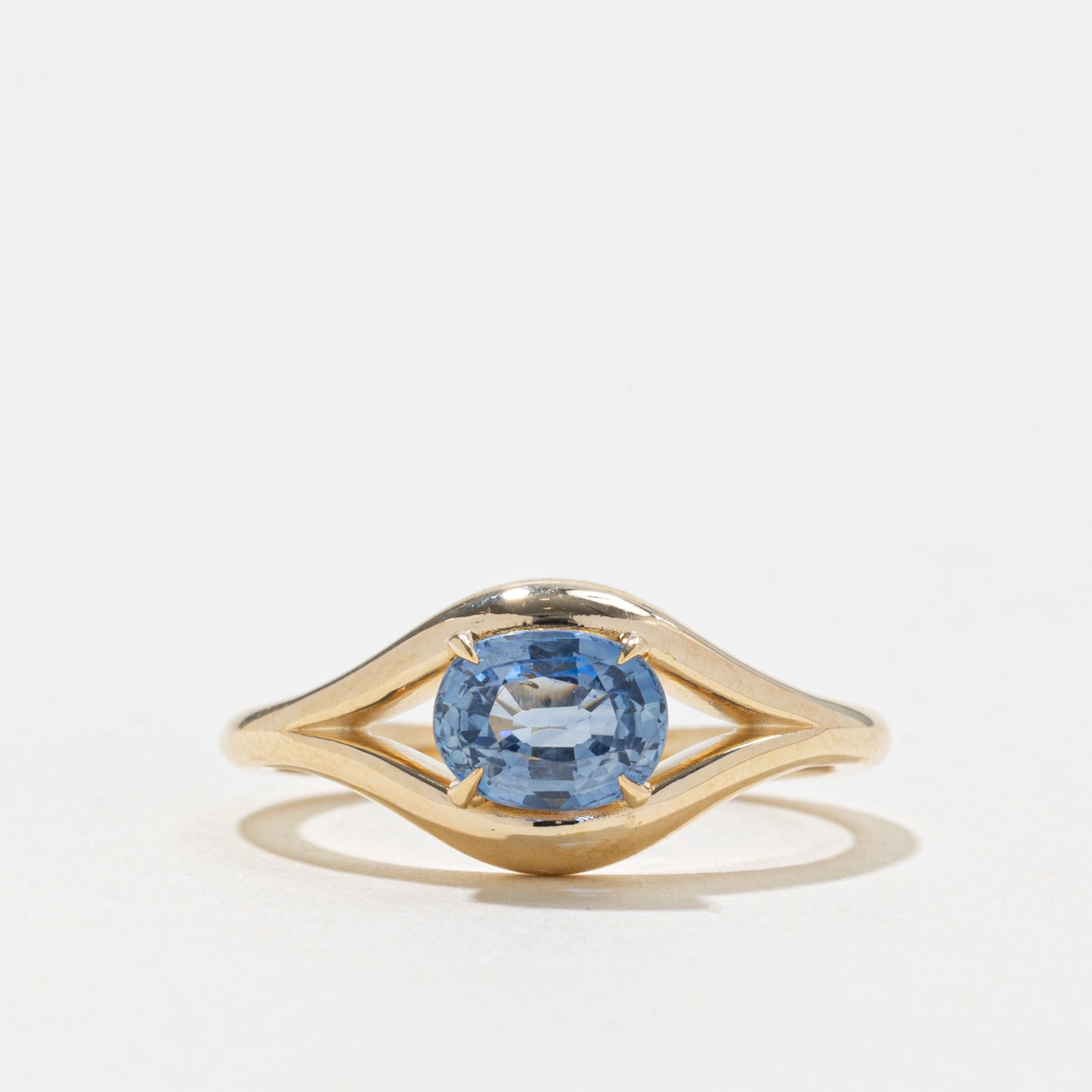 '100 Ways' 10k Eagle Claw Sapphire Ring | 1.23ct | SZ6.5