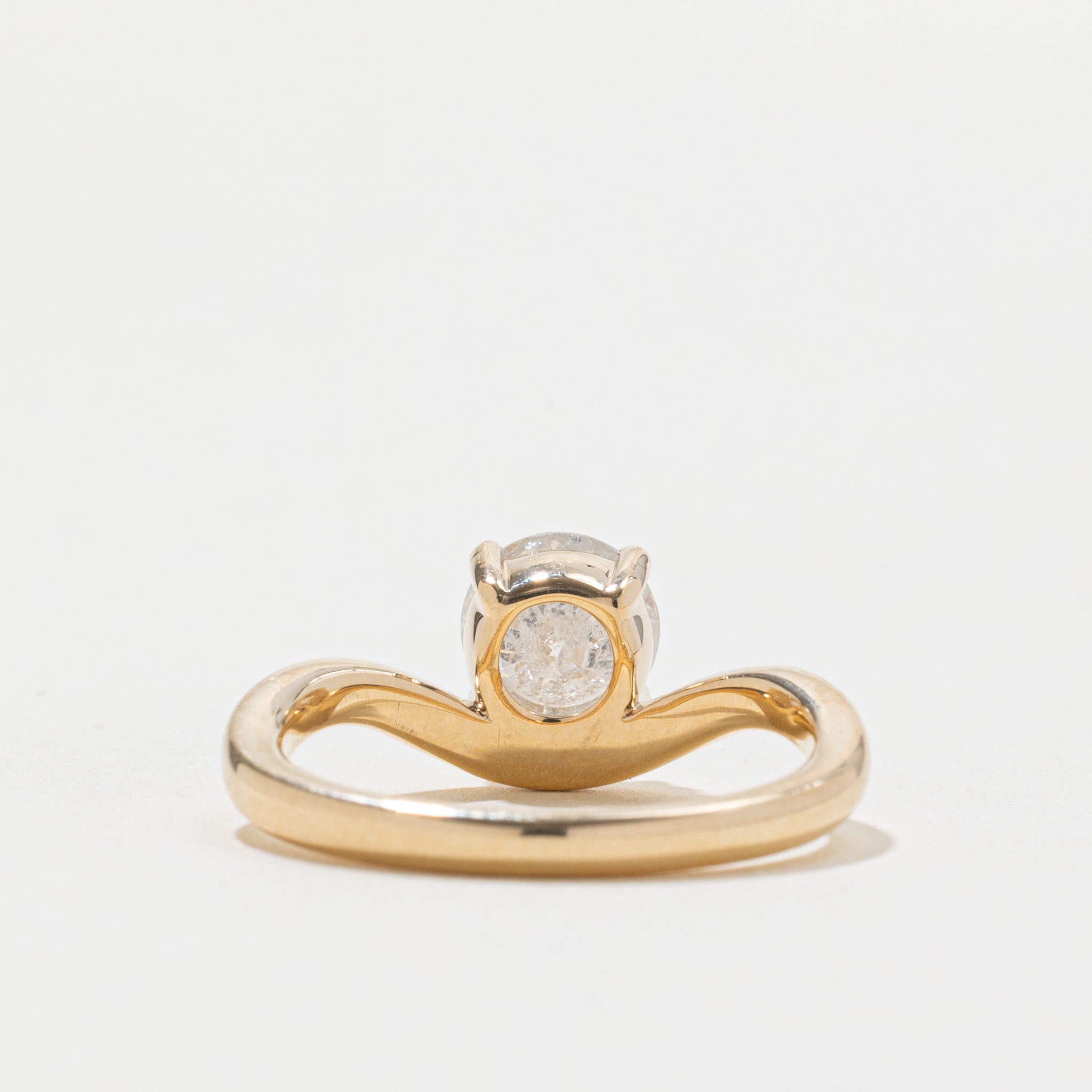 '100 Ways' 14k Salt & Pepper Diamond Wavy Ring | 1.24ct | SZ 7