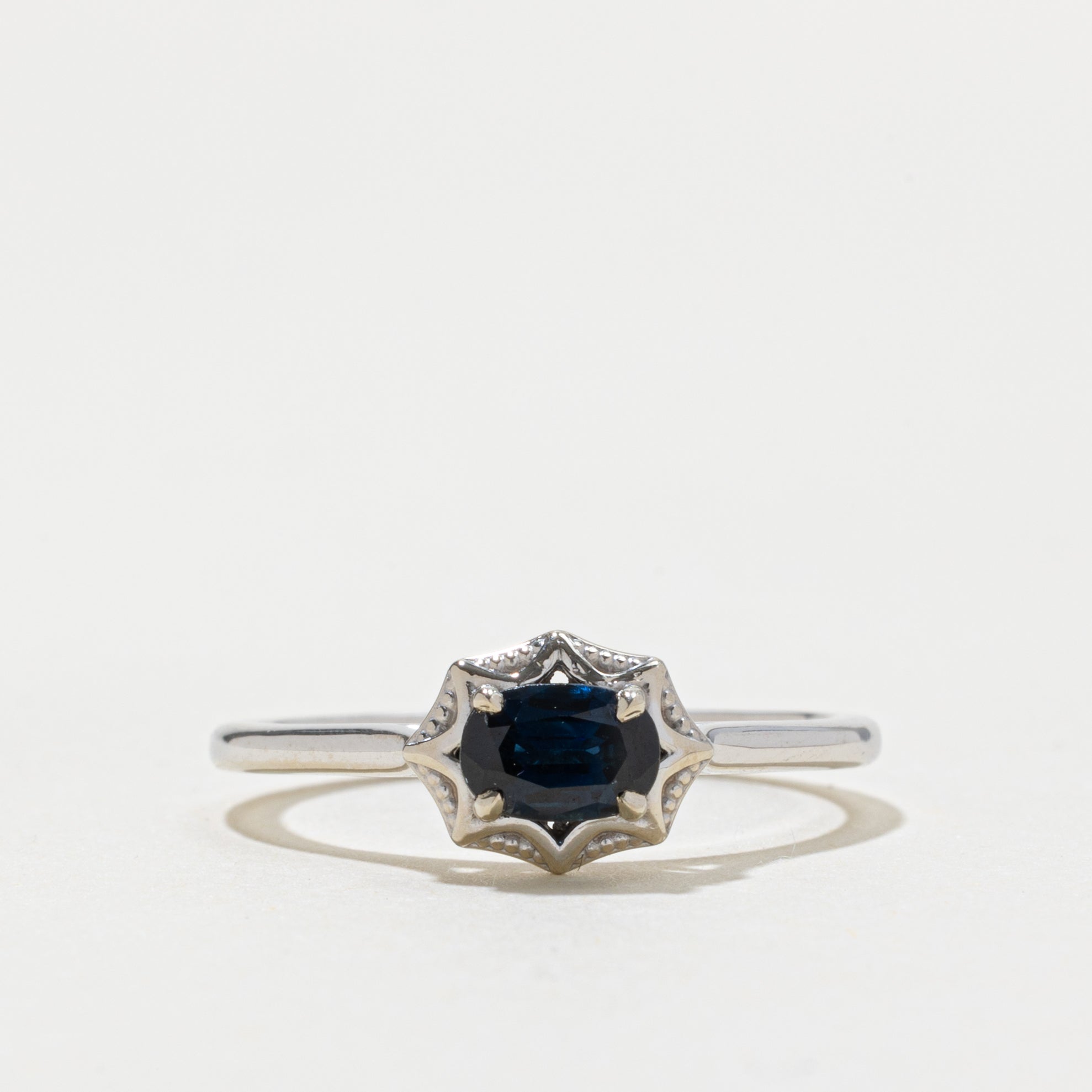 '100 Ways' 10k East West Sappire Ring | 0.62ct | SZ 7.25