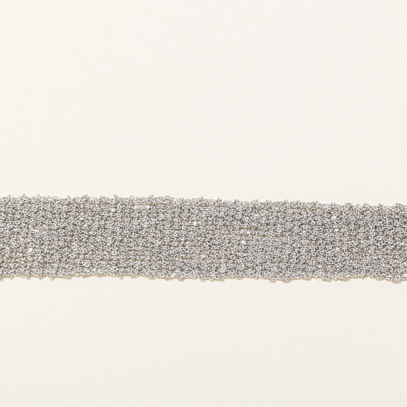 Italian Sterling Silver Chainmail Mesh Bracelet | 7.85"