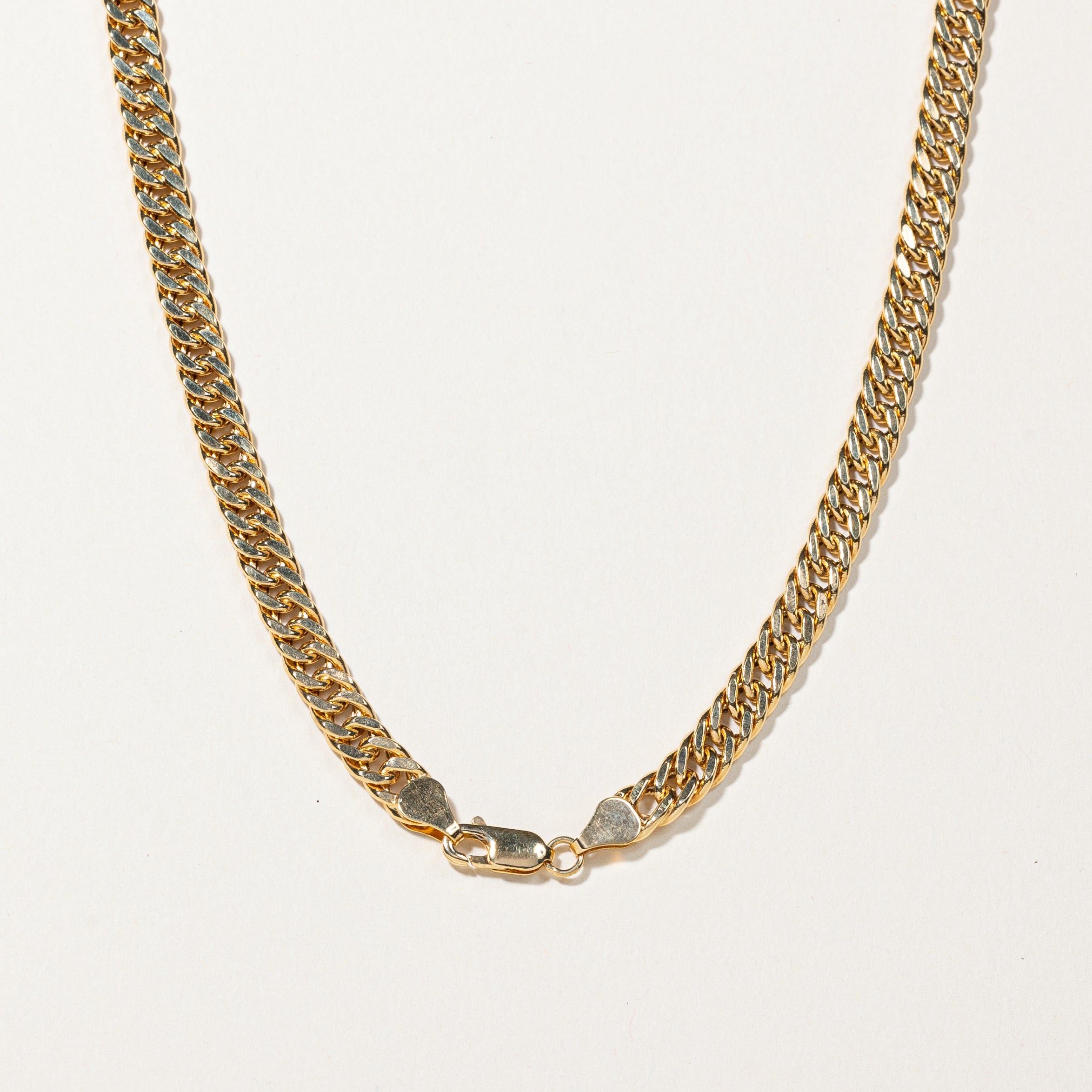 18k Yellow Gold Cuban Link Chain | 25"