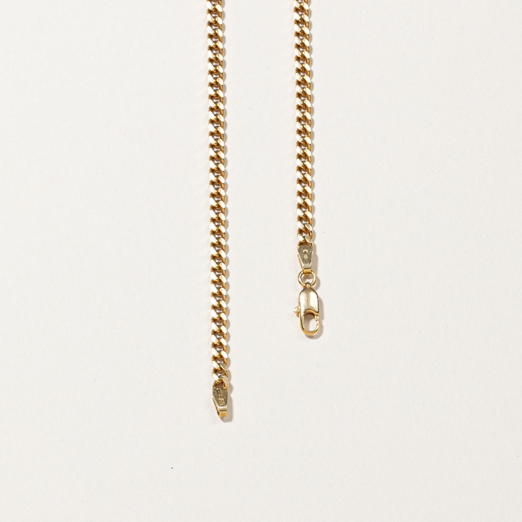 18k Yellow Gold Cuban Link Chain | 21"