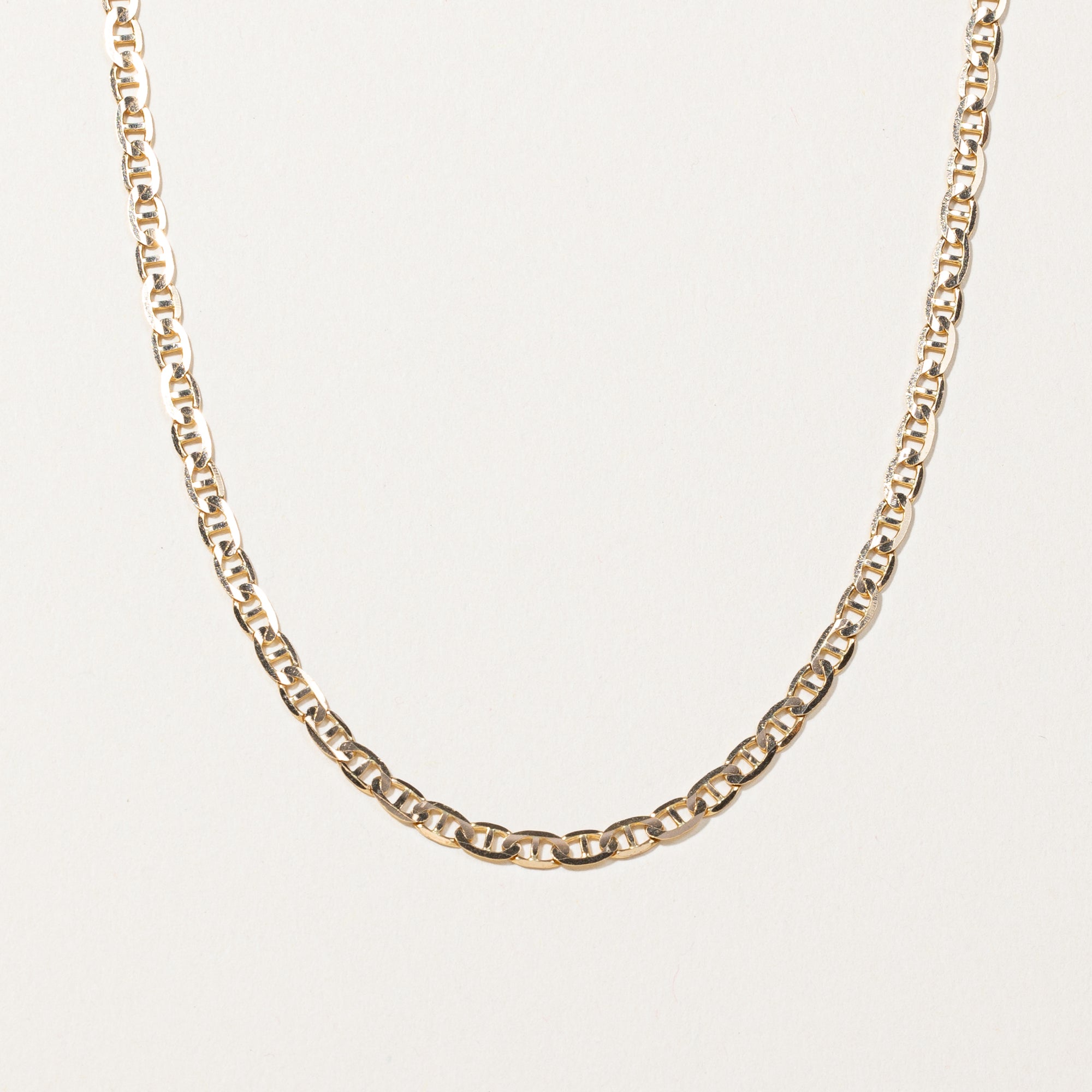 14k Yellow Gold Anchor Chain | 20