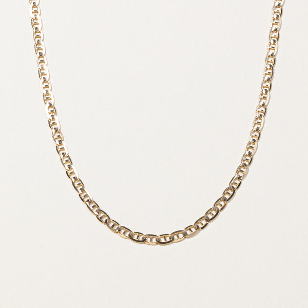 14k Yellow Gold Anchor Chain | 20