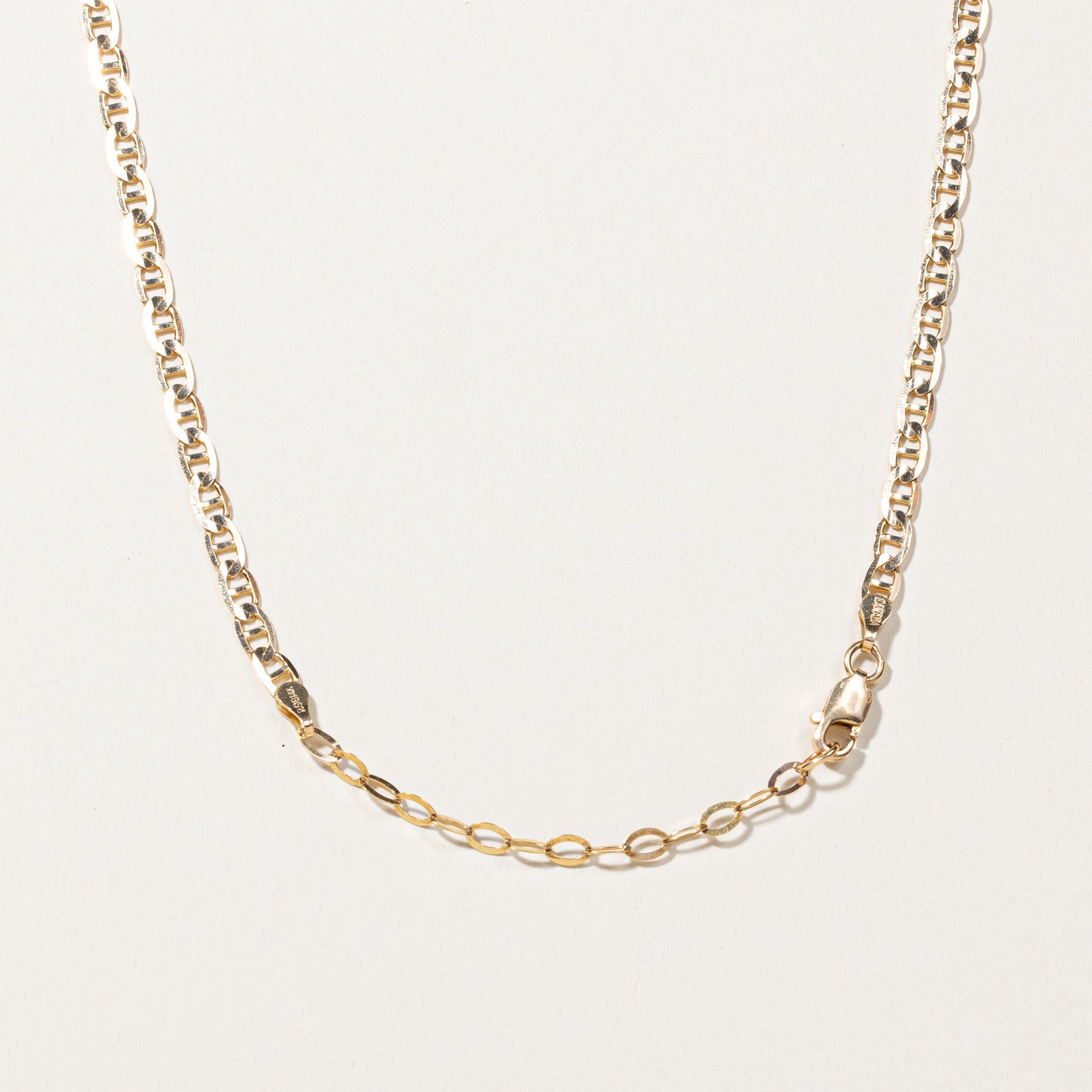 14k Yellow Gold Anchor Chain | 20