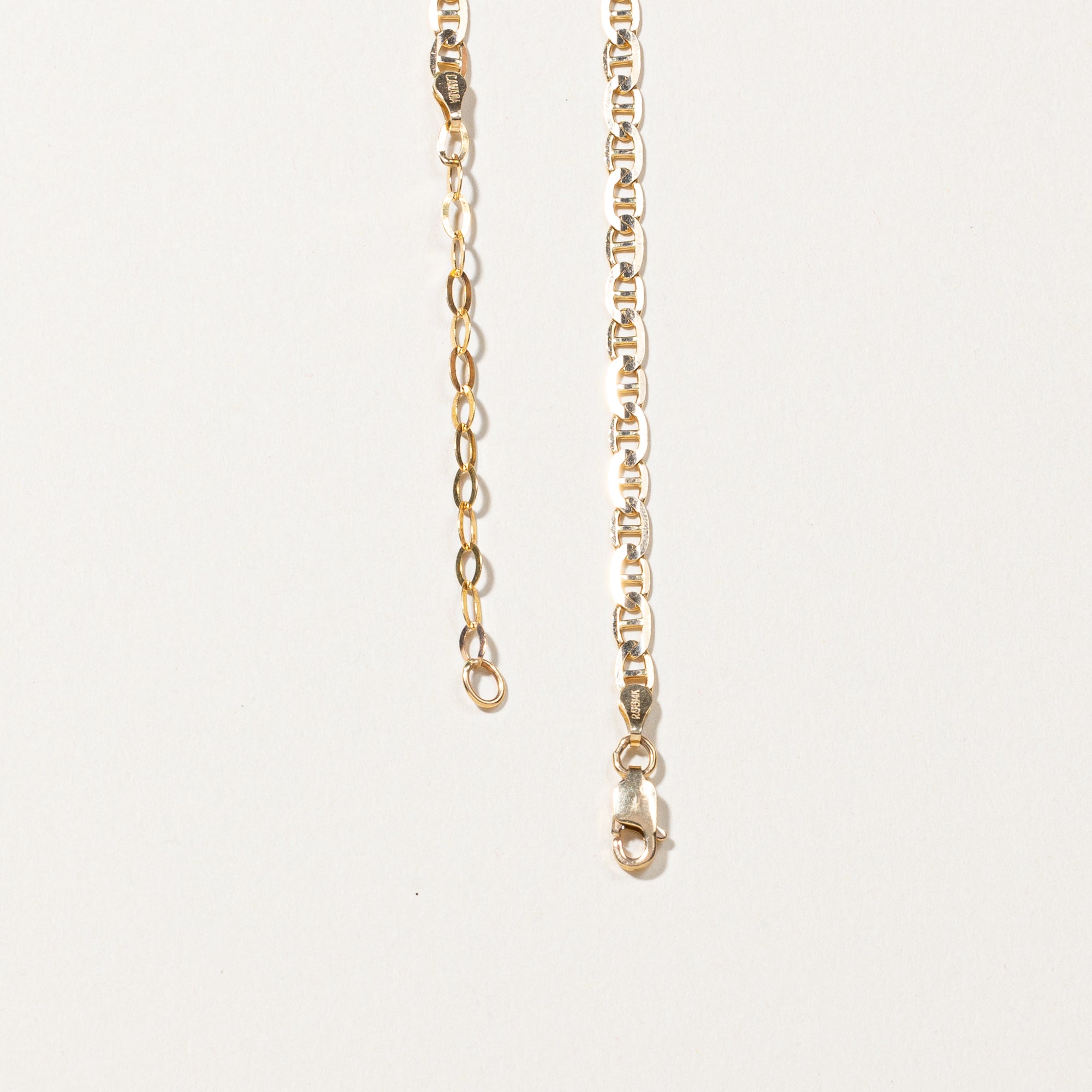 14k Yellow Gold Anchor Chain | 20