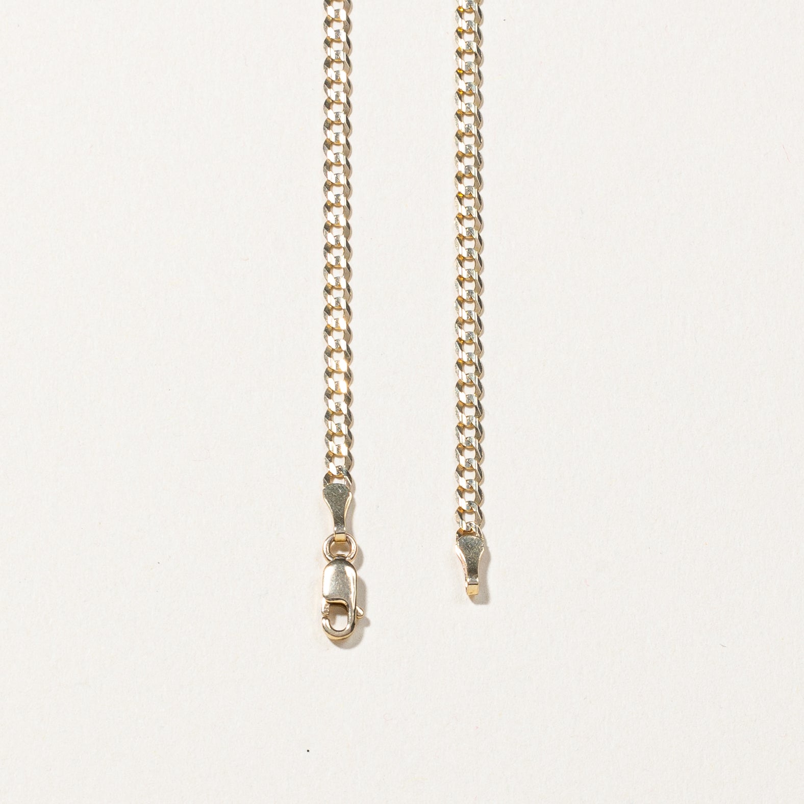 10k Yellow Gold Curb Link Chain | 30"