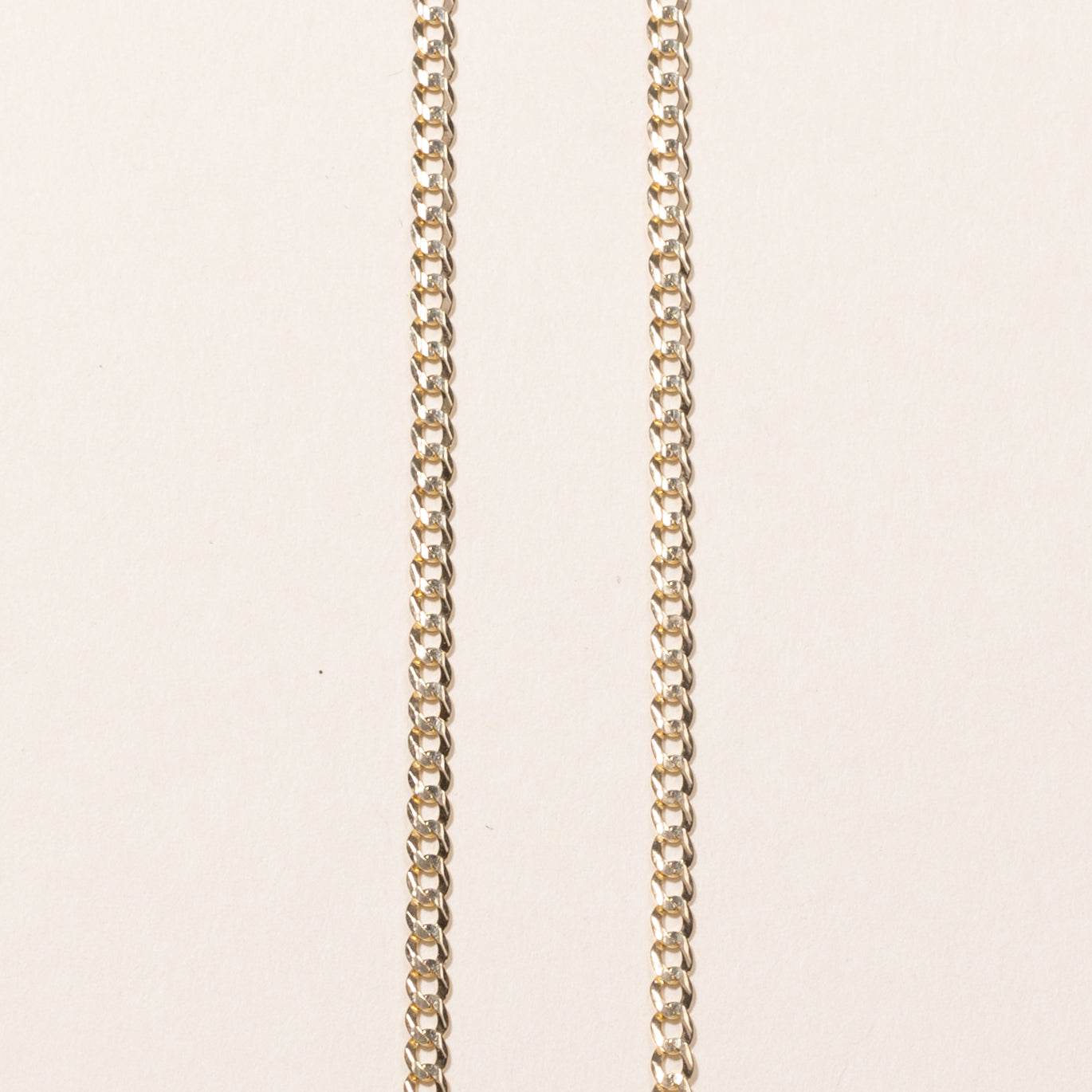 10k Yellow Gold Curb Link Chain | 30"
