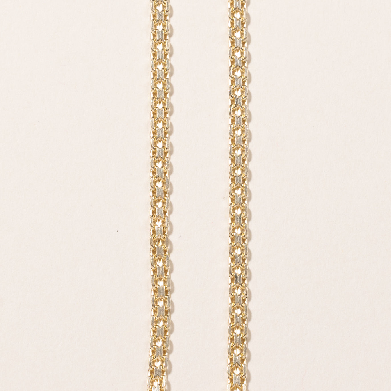 14k Yellow Gold Double Cable Chain | 18"