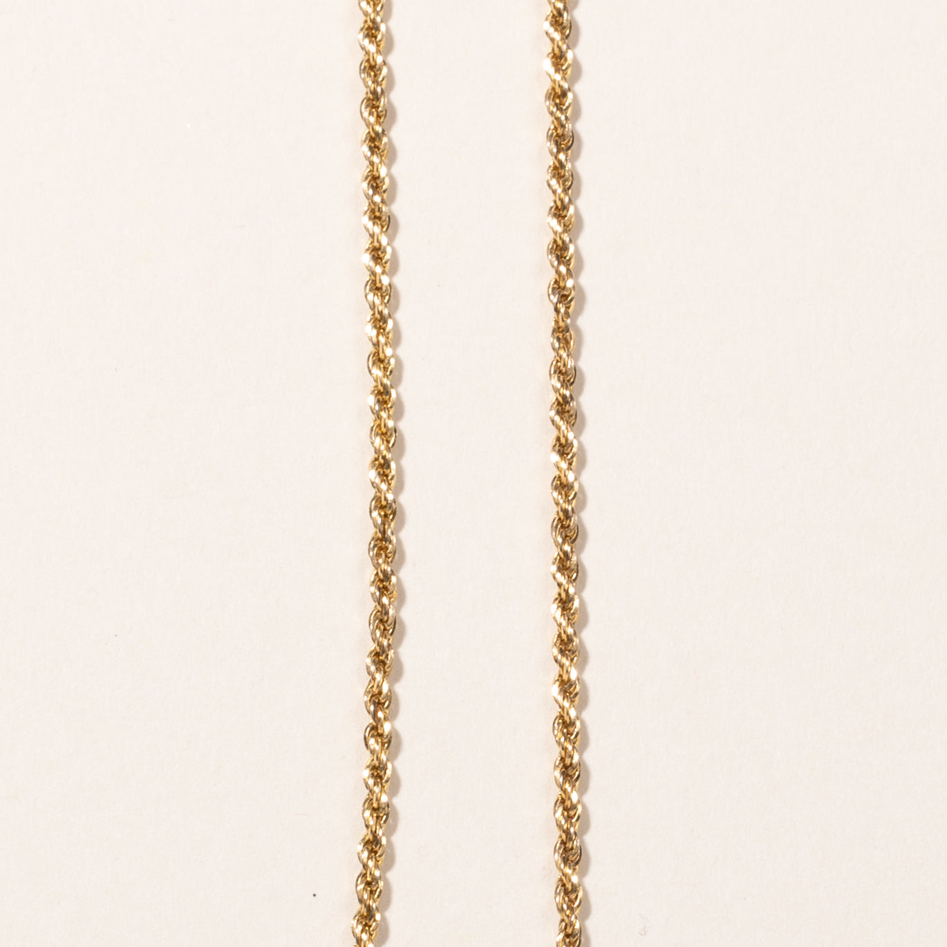 14k Yellow Gold Rope Chain | 17