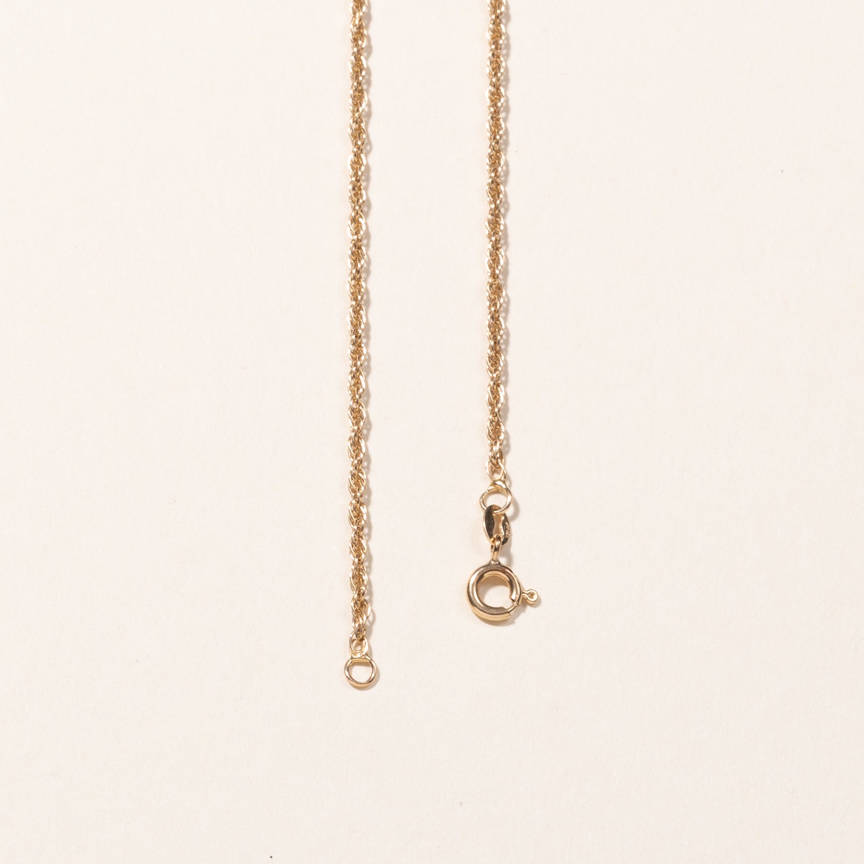 14k Yellow Gold Rope Chain | 22