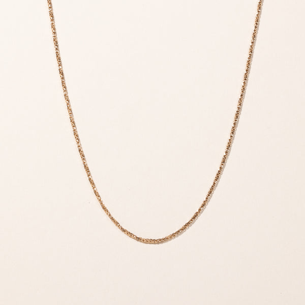 10k Yellow Gold Chain | 24