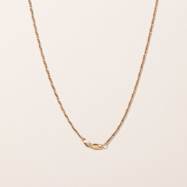 10k Yellow Gold Chain | 24