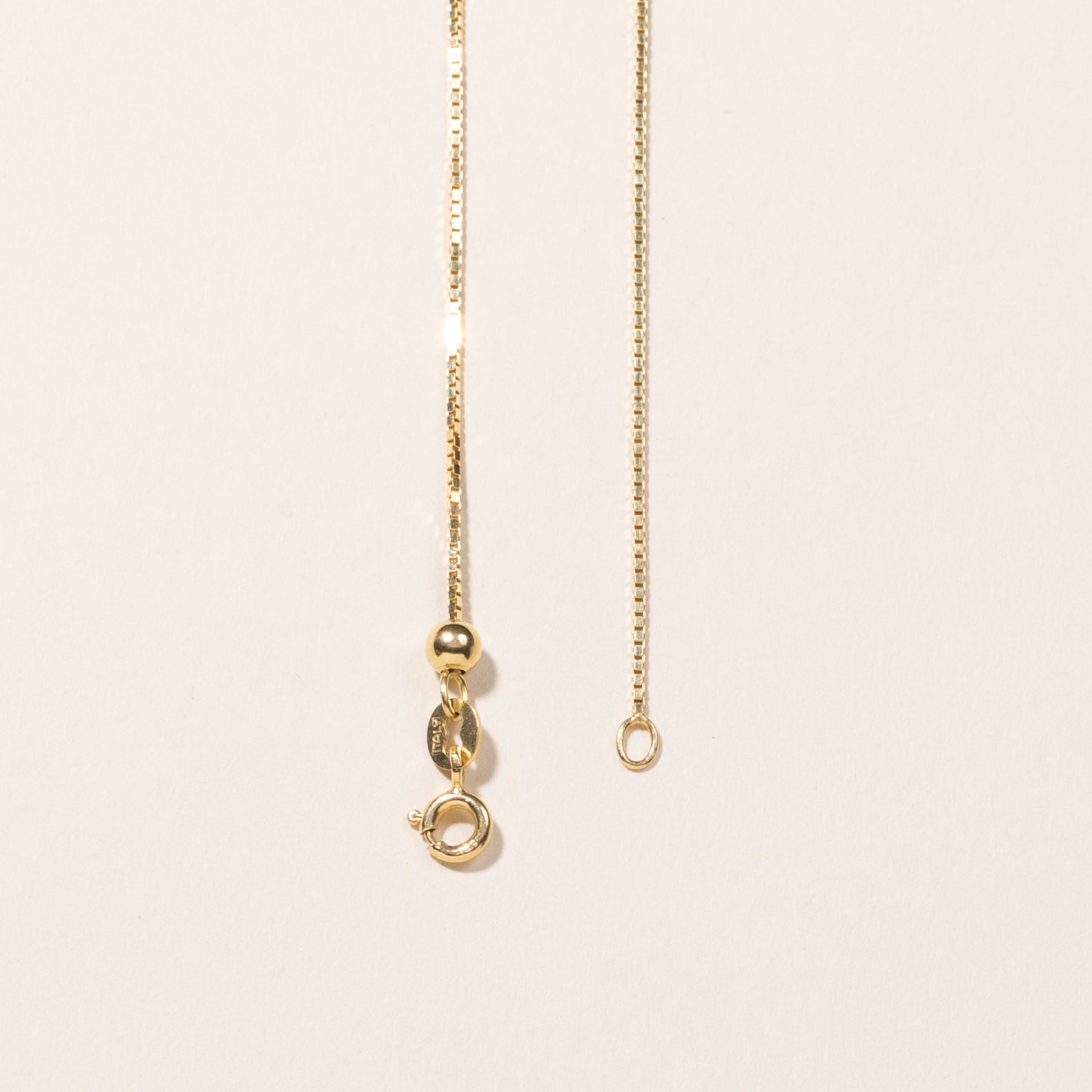 14k Yellow Gold Heart Chain | 18