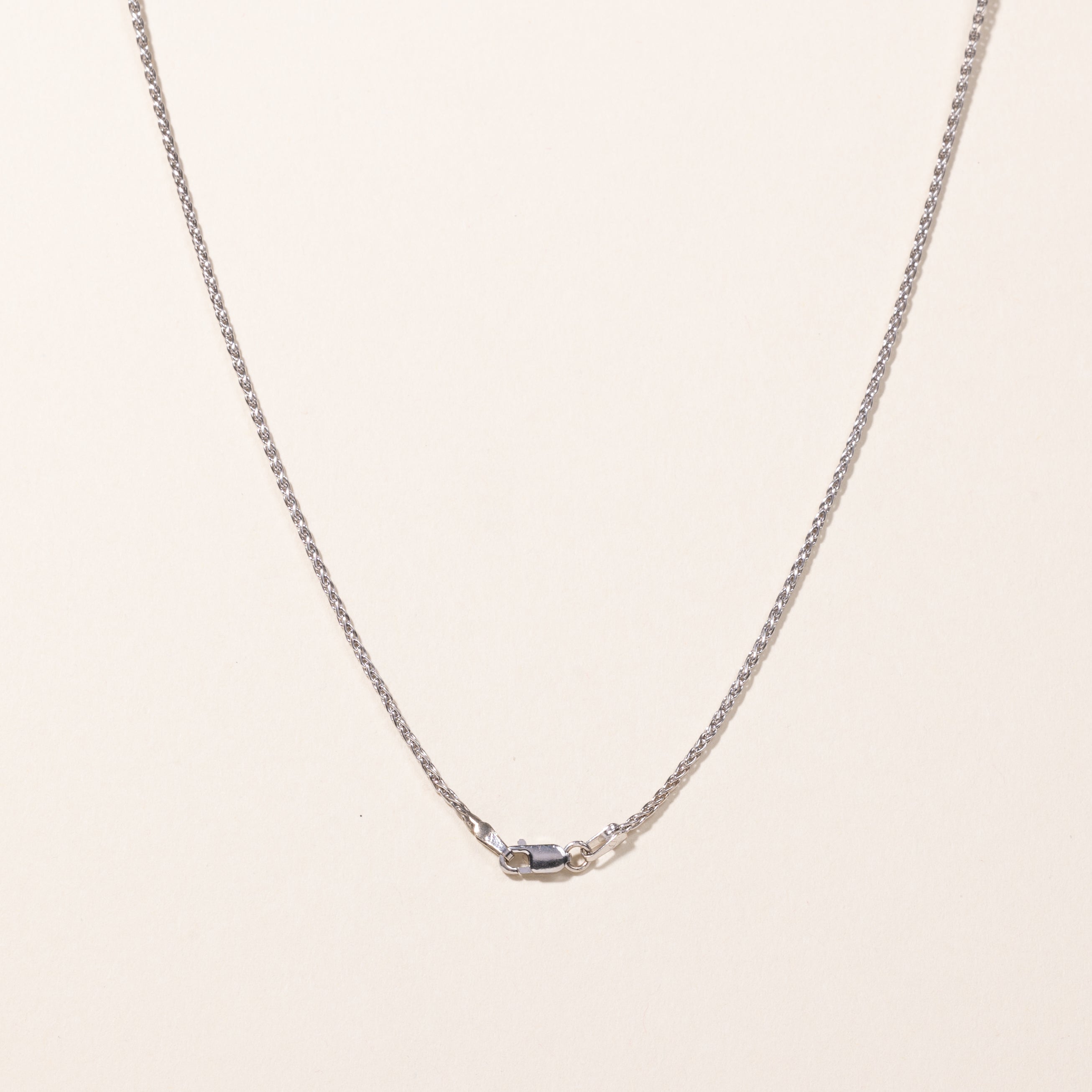 14k White Gold Chain | 16"