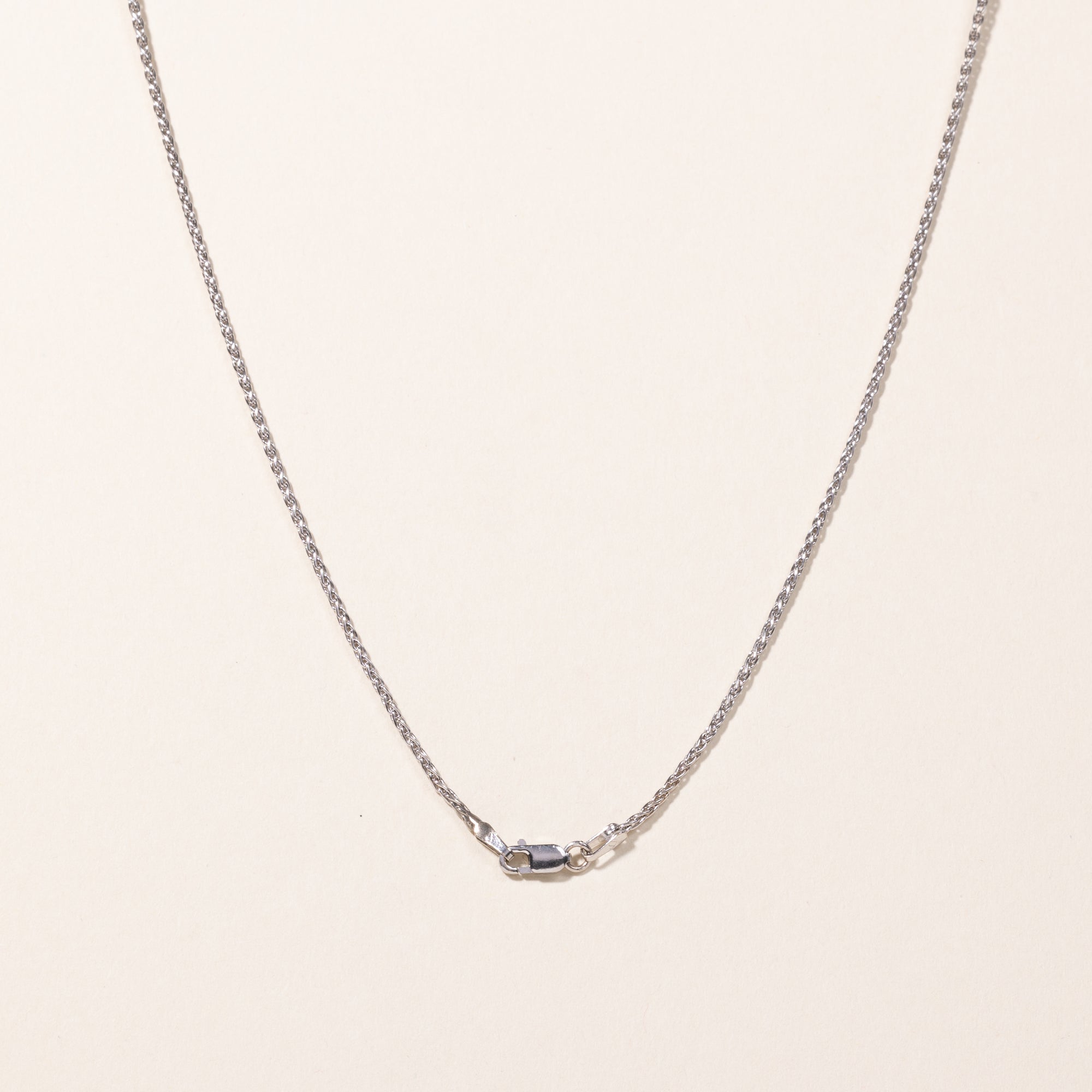 14k White Gold Chain | 16