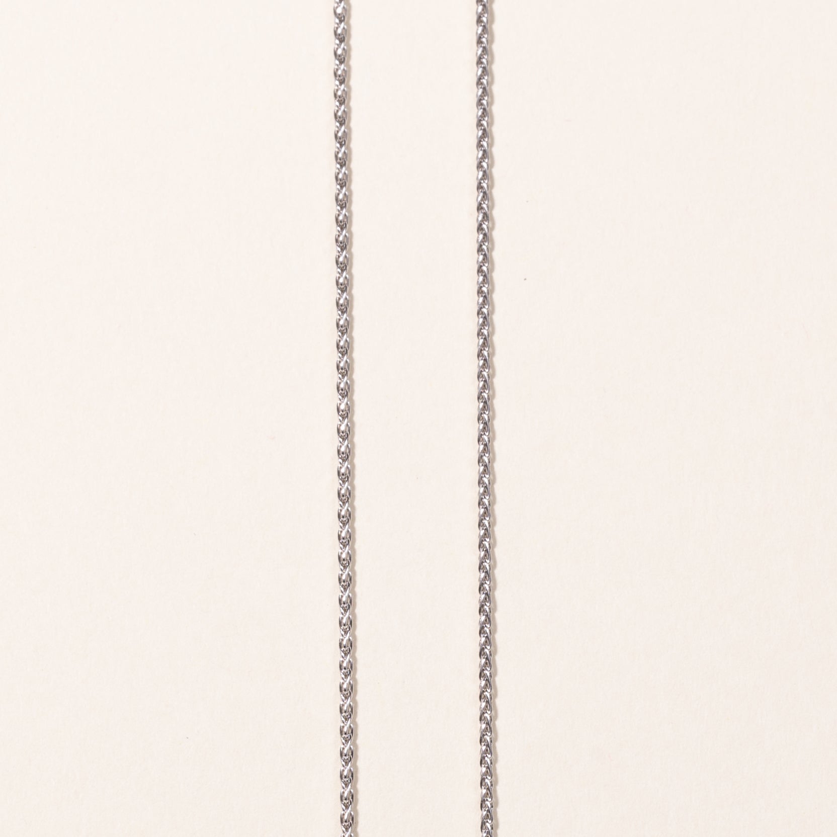 14k White Gold Chain | 16"