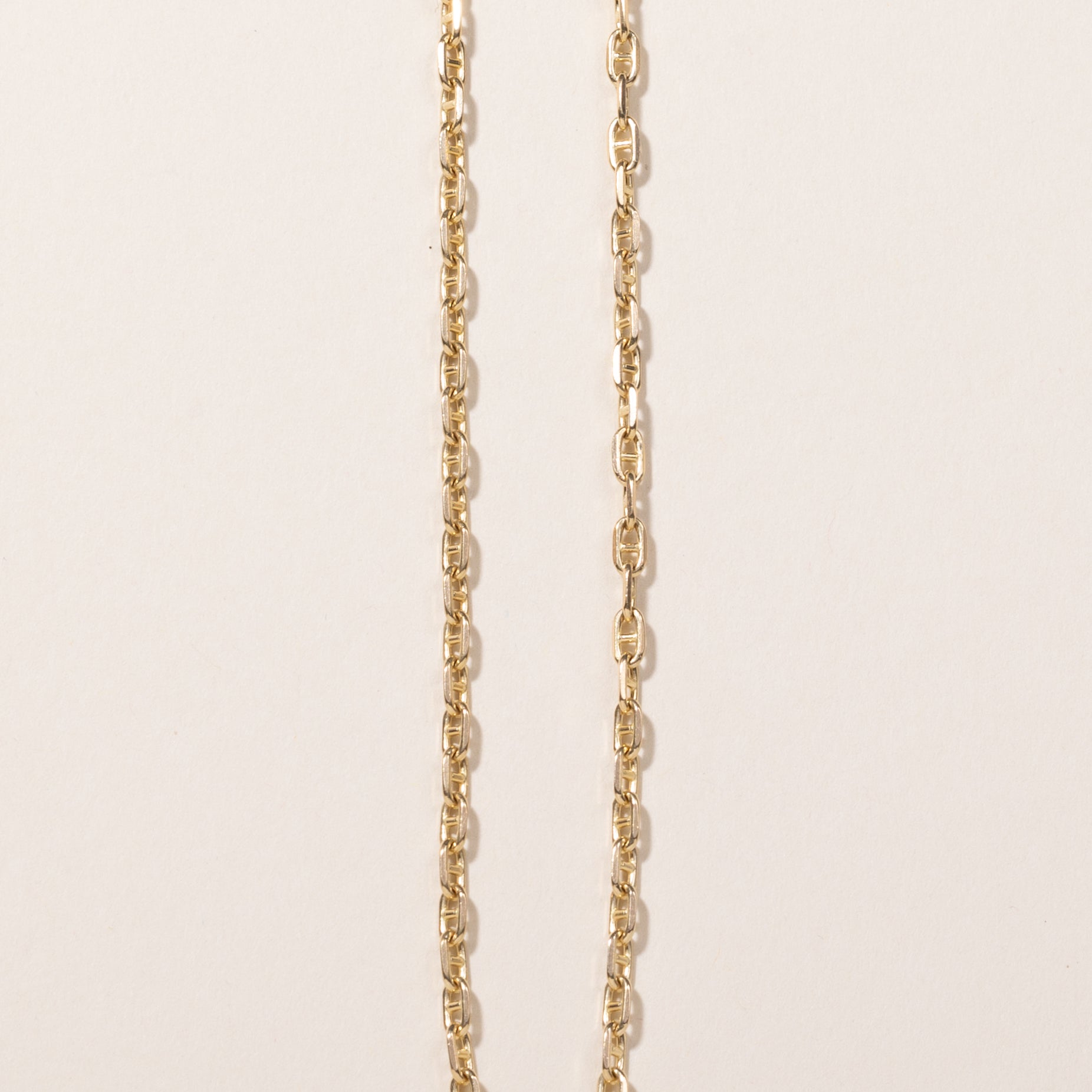 14k Yellow Gold Anchor Chain | 22"