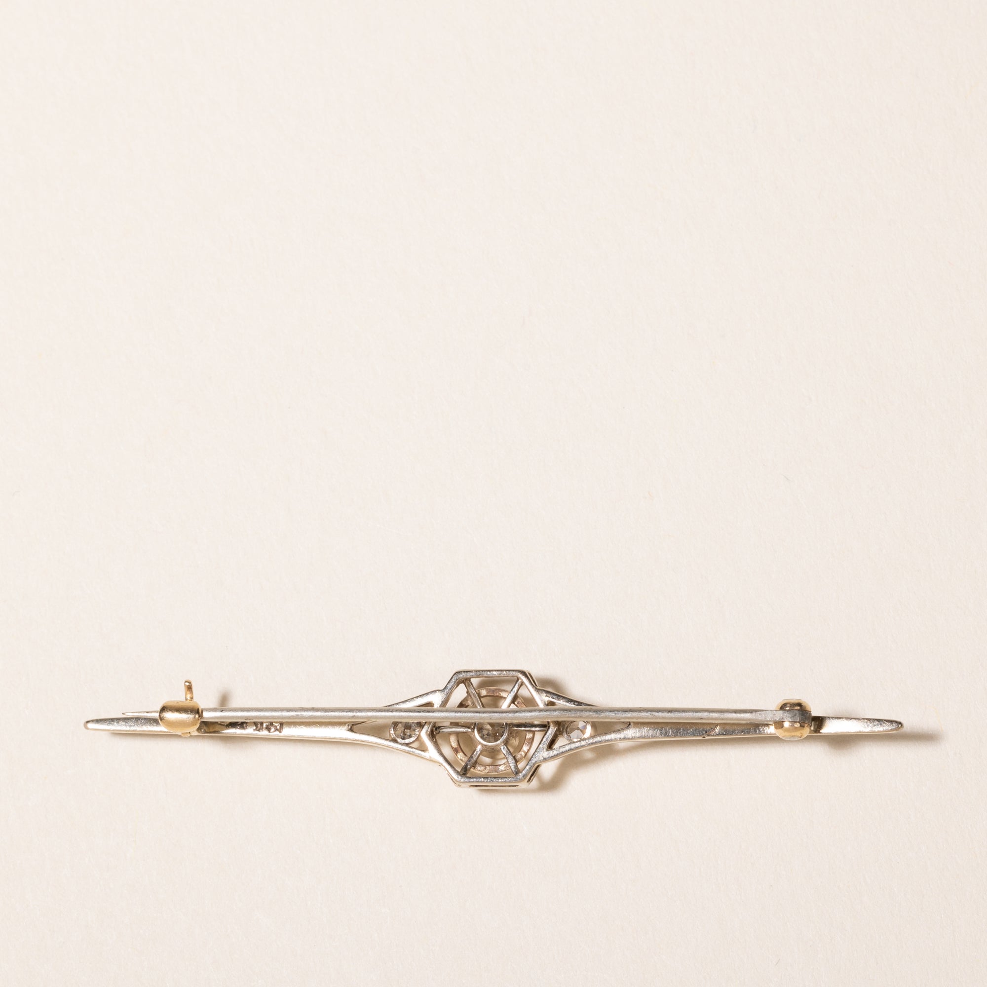 Edwardian Era Diamond Brooch | 0.12 ct |