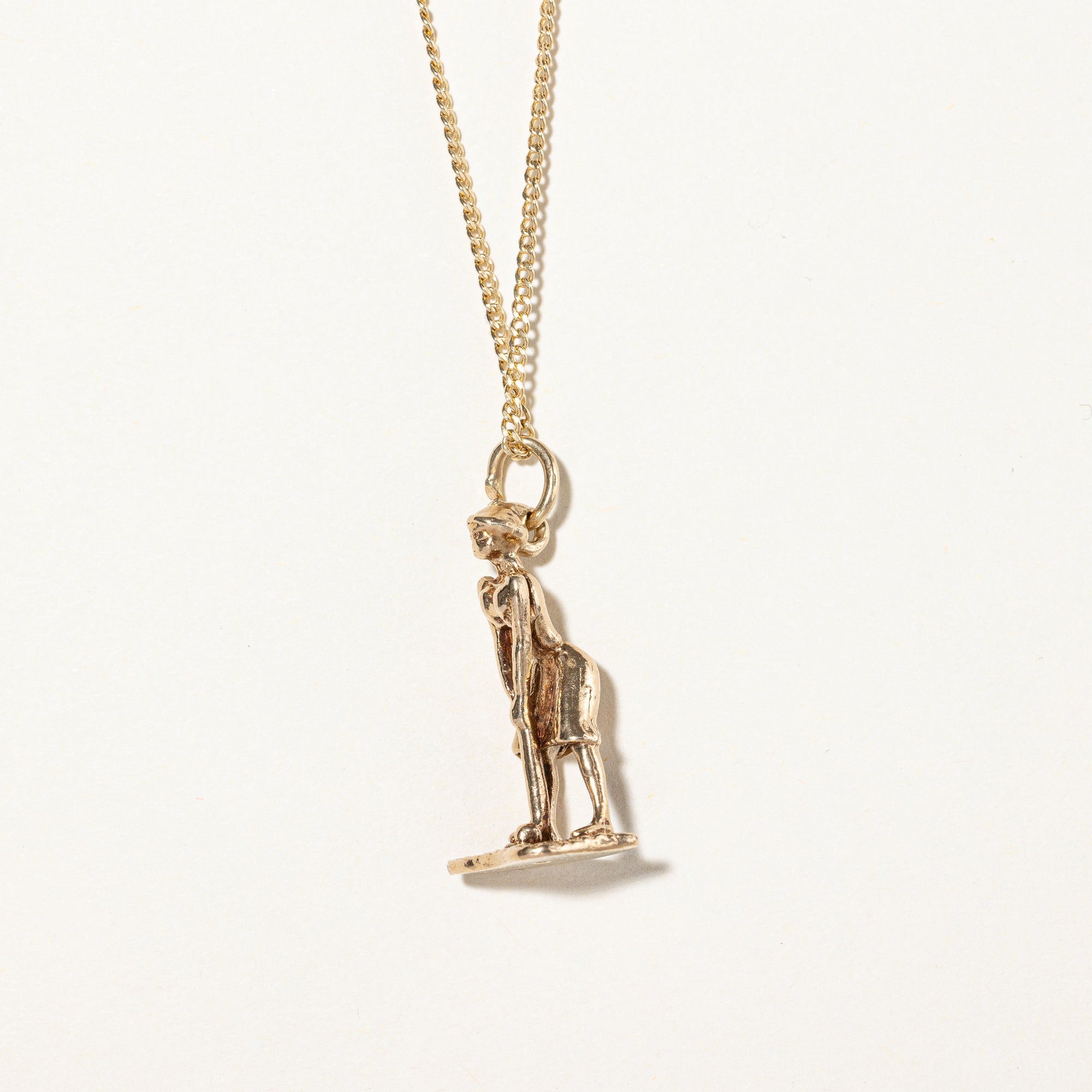 10k Yellow Gold Golfer Charm |