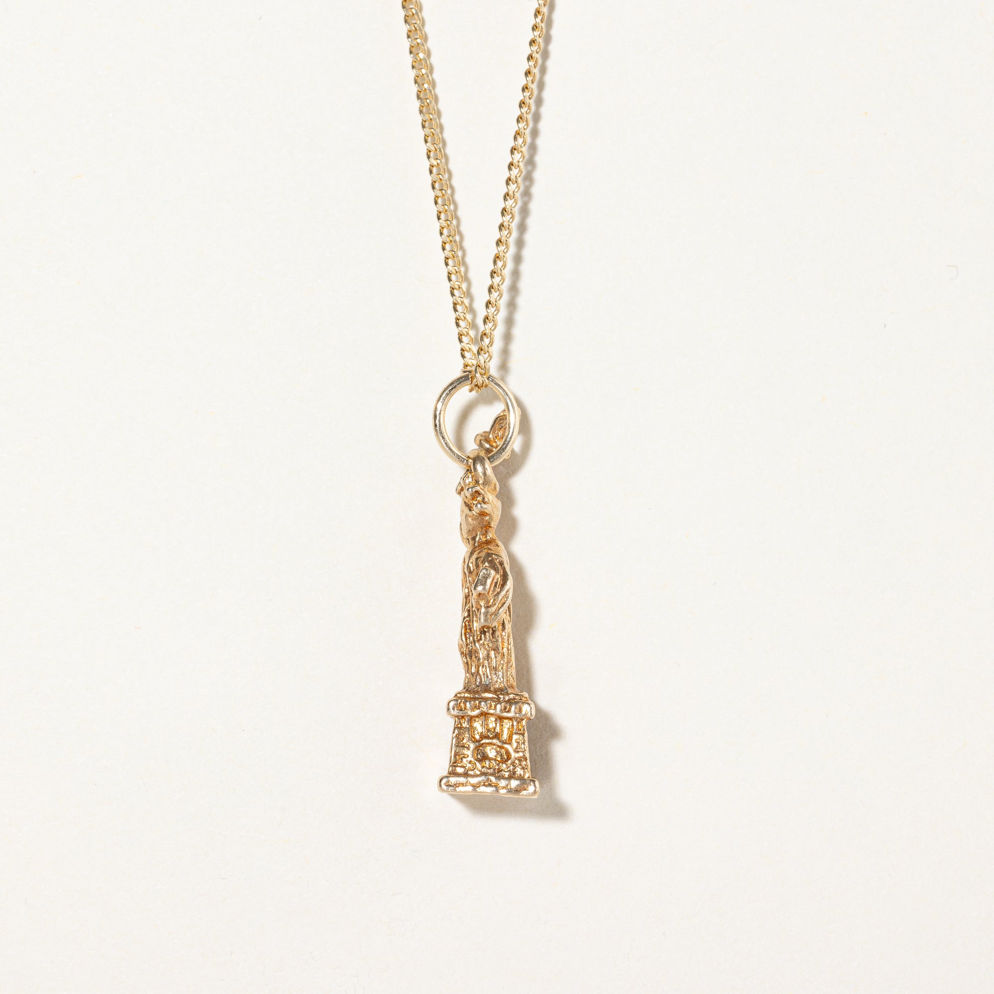 14k Yellow Gold Statue of Liberty Charm