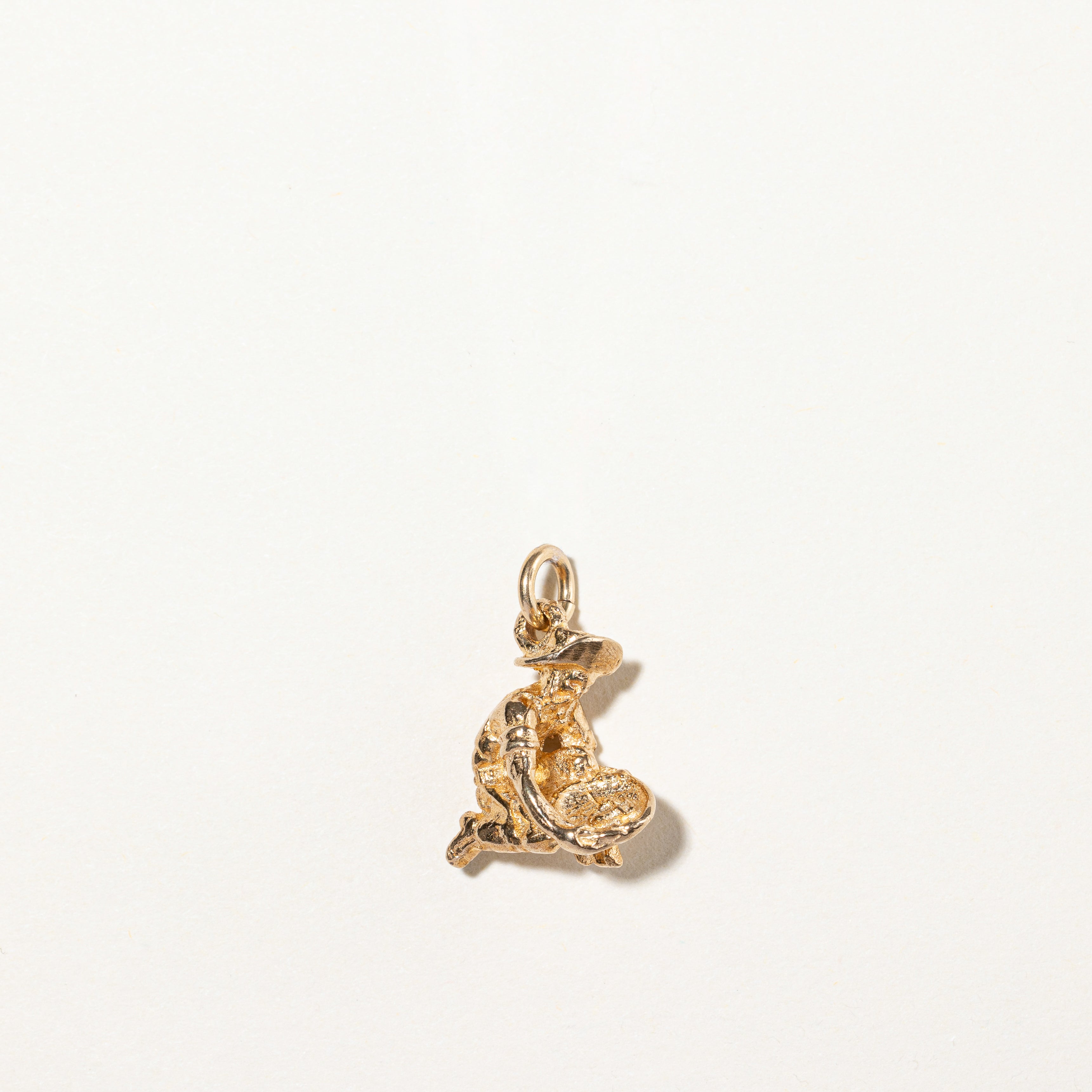 10k Yellow Gold Panner Charm