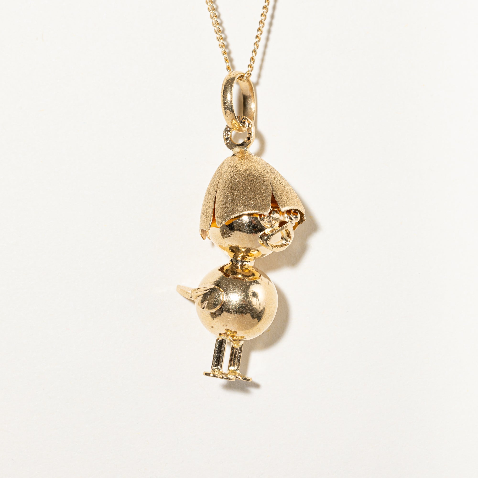 18k Yellow Gold Chick Charm