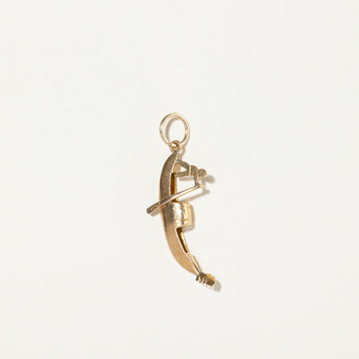 18k Yellow Gold Boat Charm