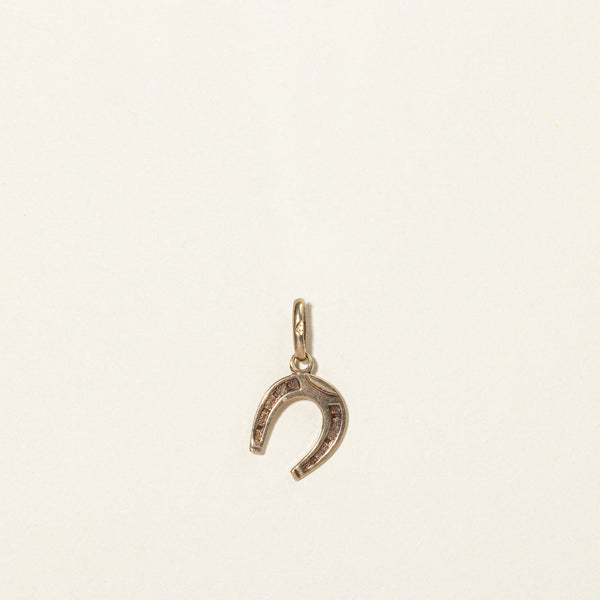 10k Yellow Gold Horseshoe Charm