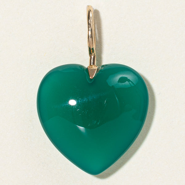 Chrysoprase Heart Charm | 8.50ct |