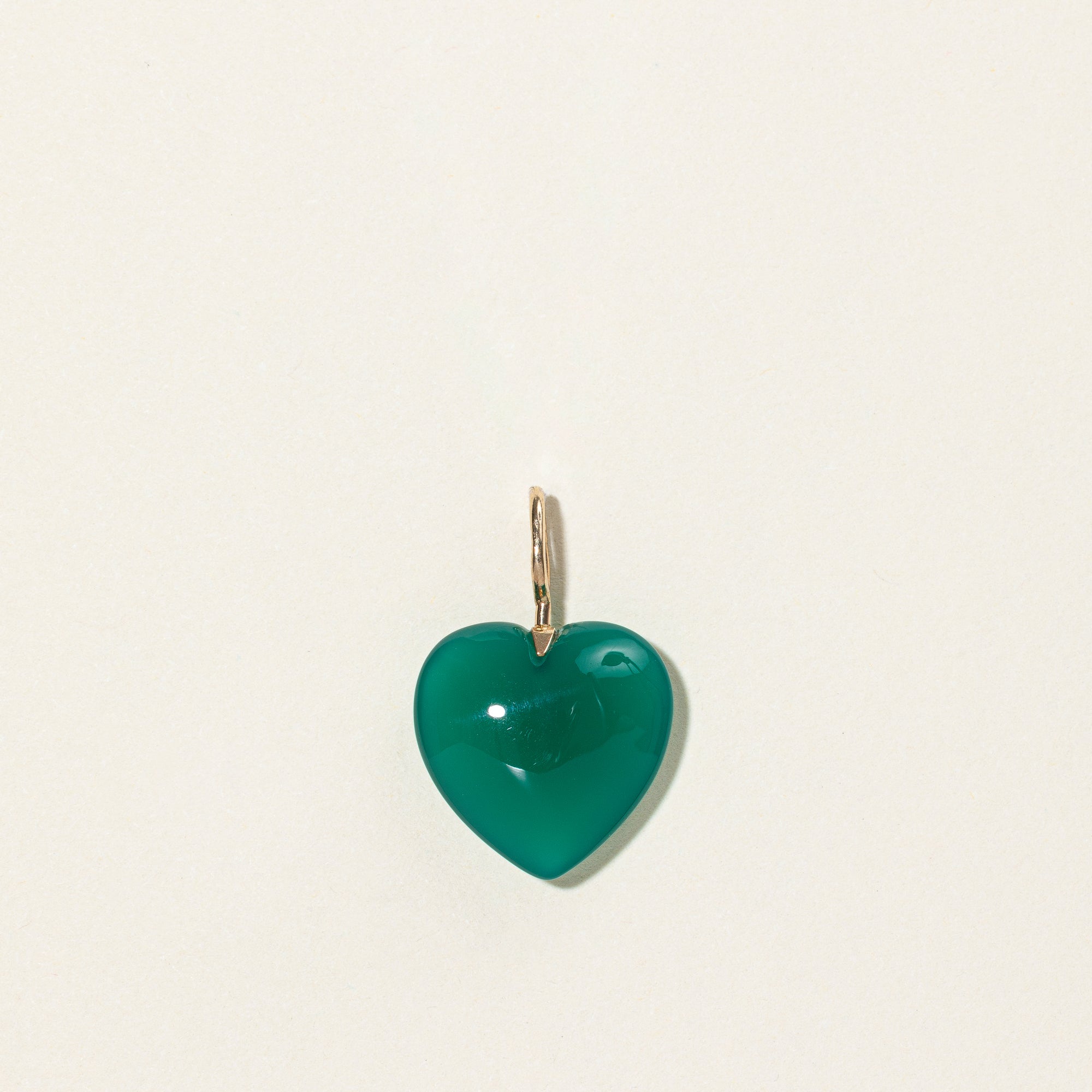 Chrysoprase Heart Charm | 8.50ct |