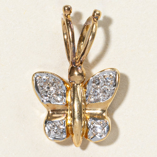 Diamond Butterfly Pendant | 0.08ctw |