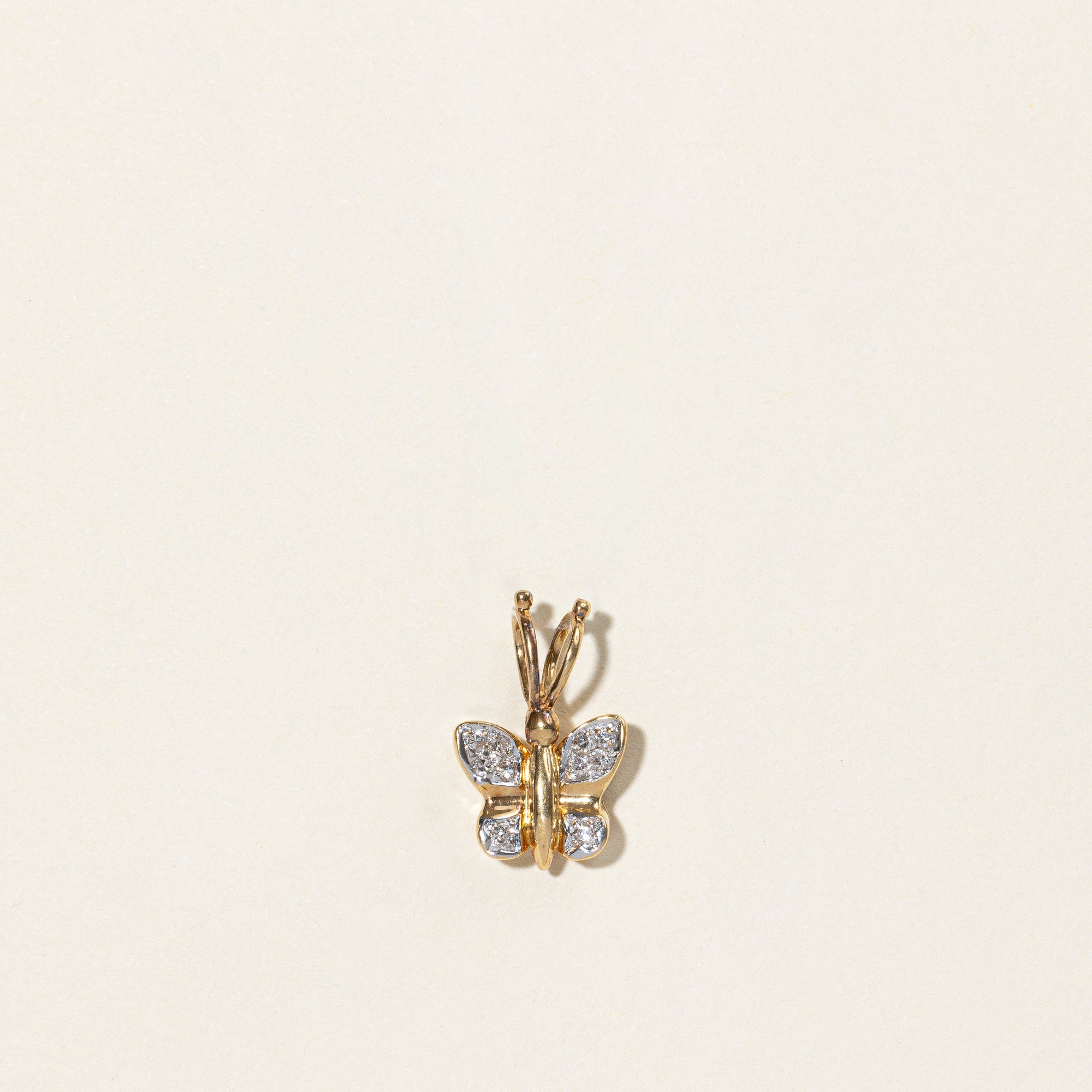 Diamond Butterfly Pendant | 0.08ctw |